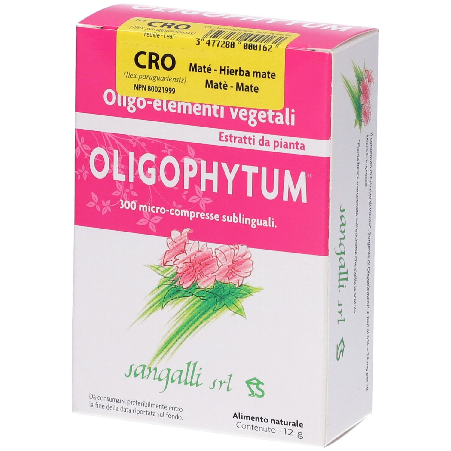 Oligophytum CRO – Cromo estratto dal Matè