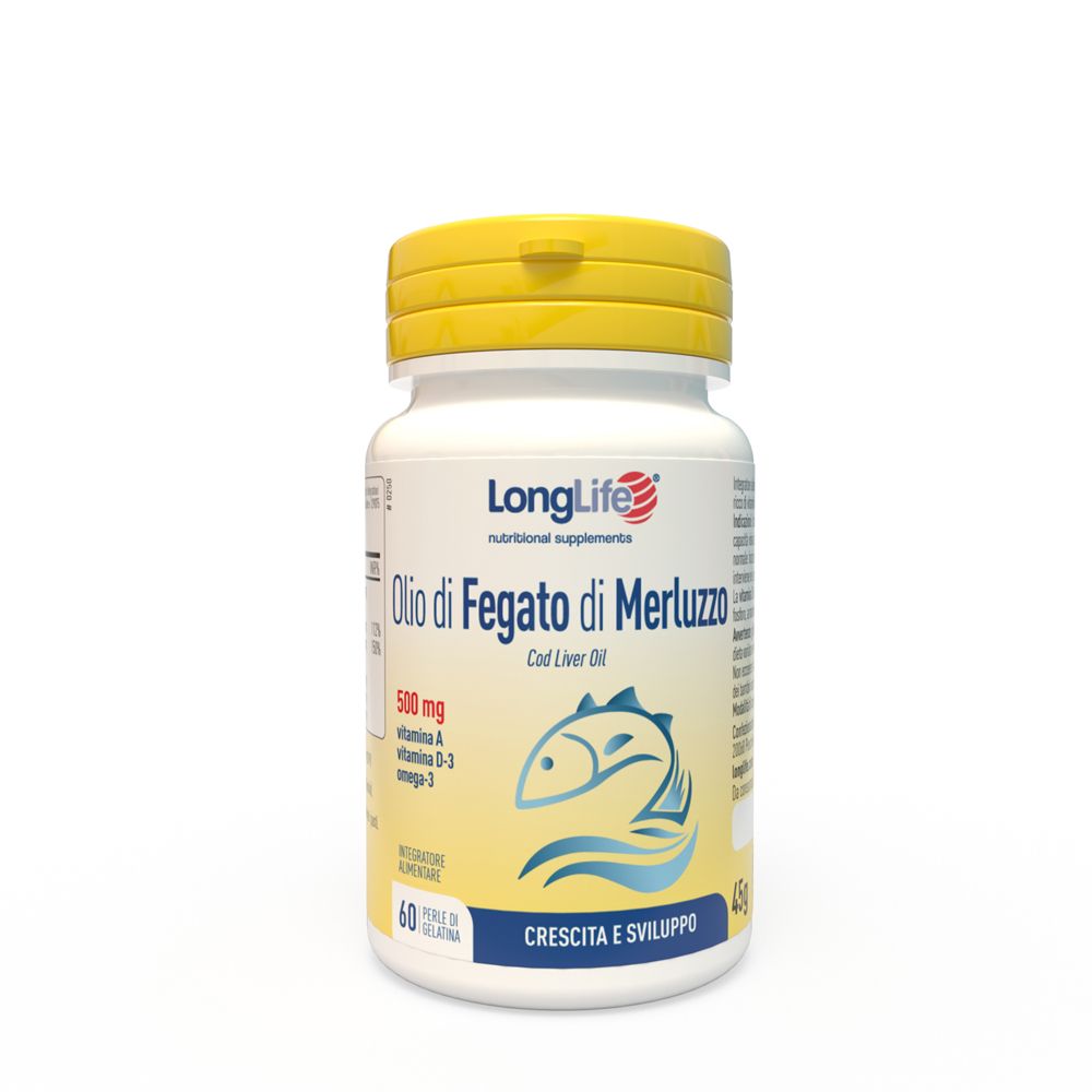 LongLife® Olio di Fegato di Merluzzo 500mg