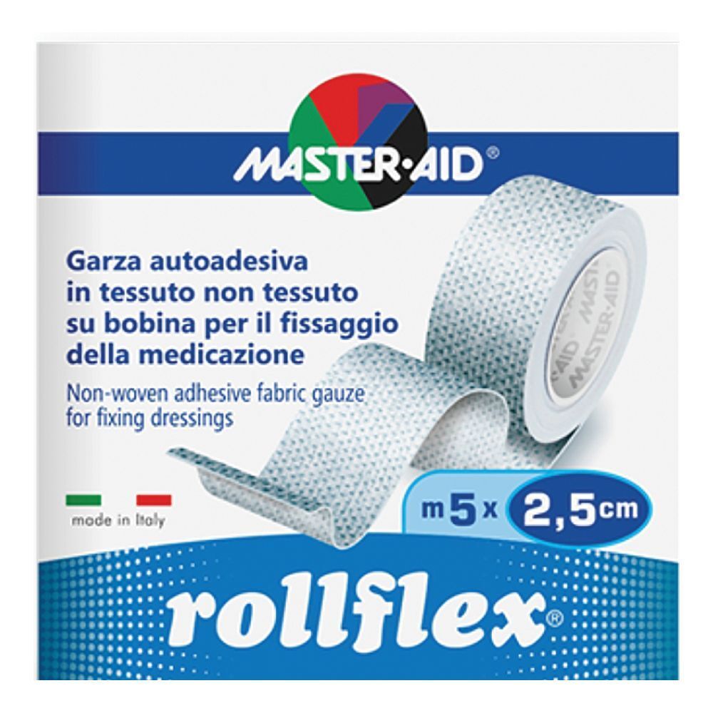 Image of Master-Aid® Rollflex® 5m x 2,5 cm Garza Autoadesiva