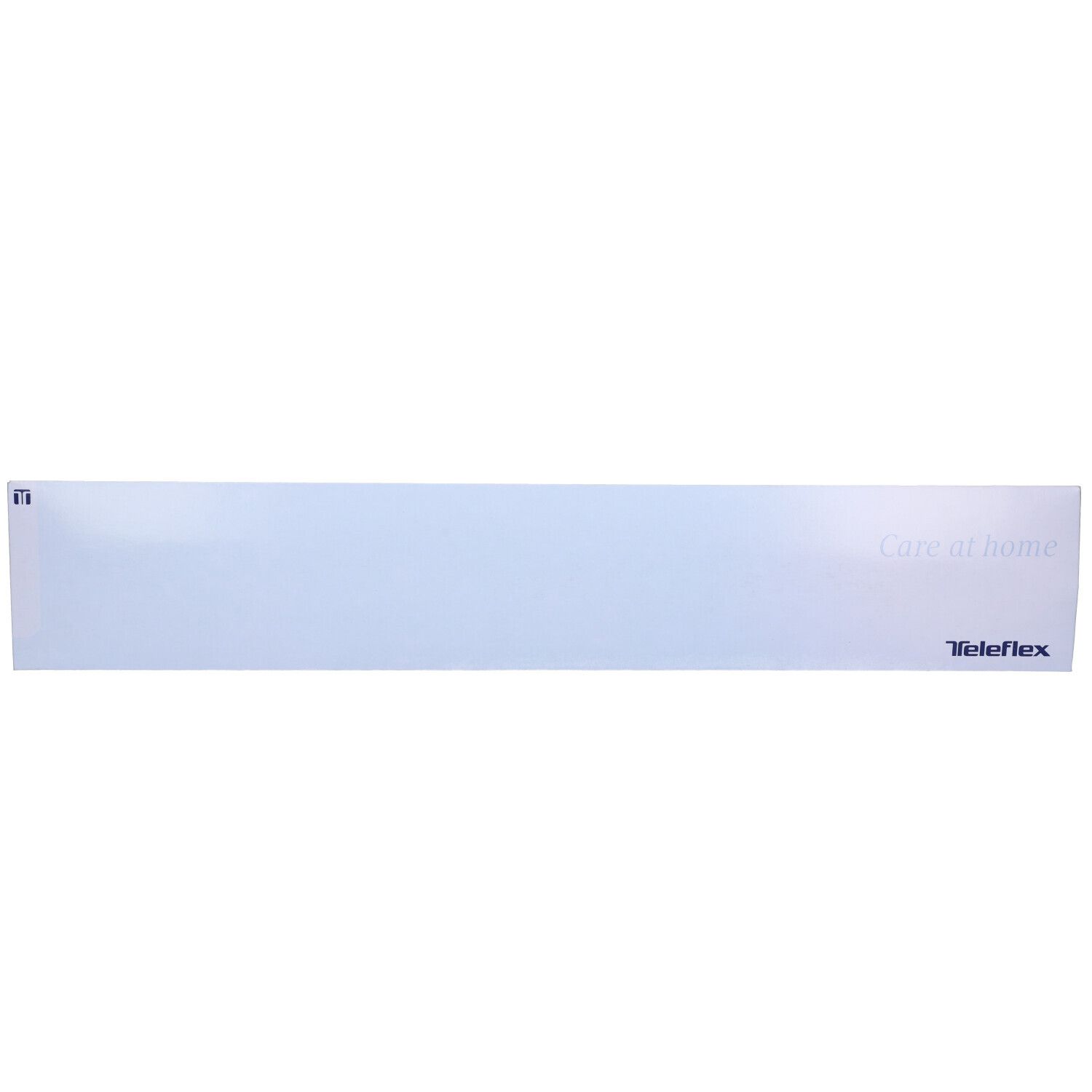 Confezione bianca con scritta 'Care at home' e logo Teleflex. Marchio blu in alto a sinistra.