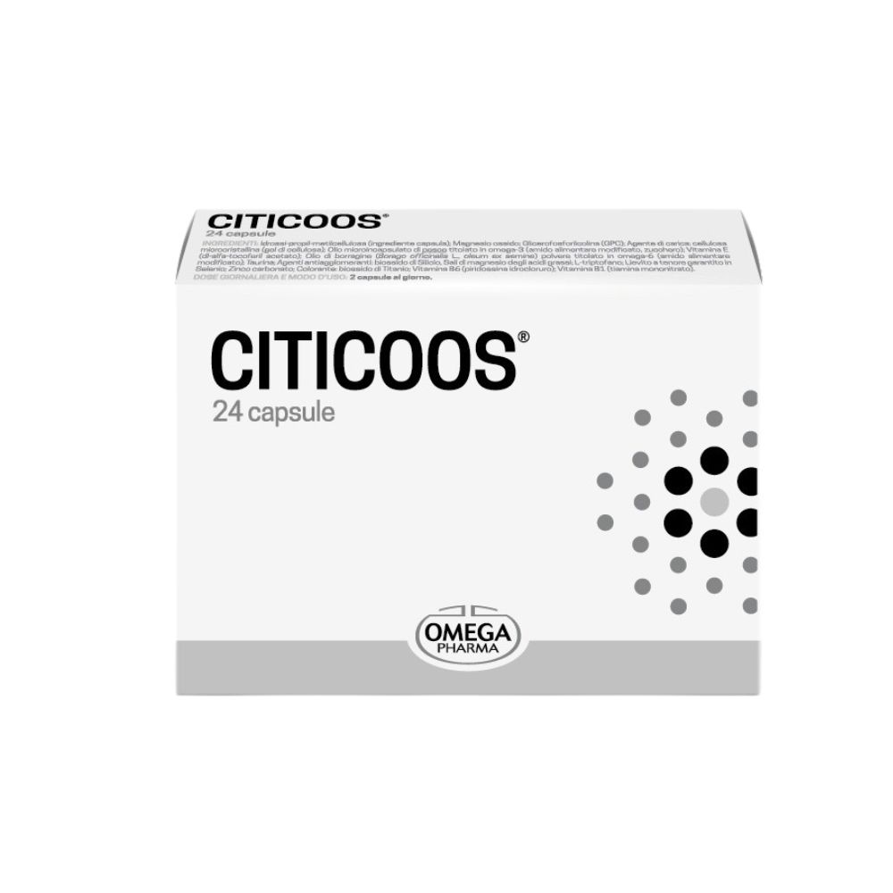 CITICOOS® Capsule - con Citicolina, Magnesio e Zinco- Risparmia il 10% con il codice: omega0926