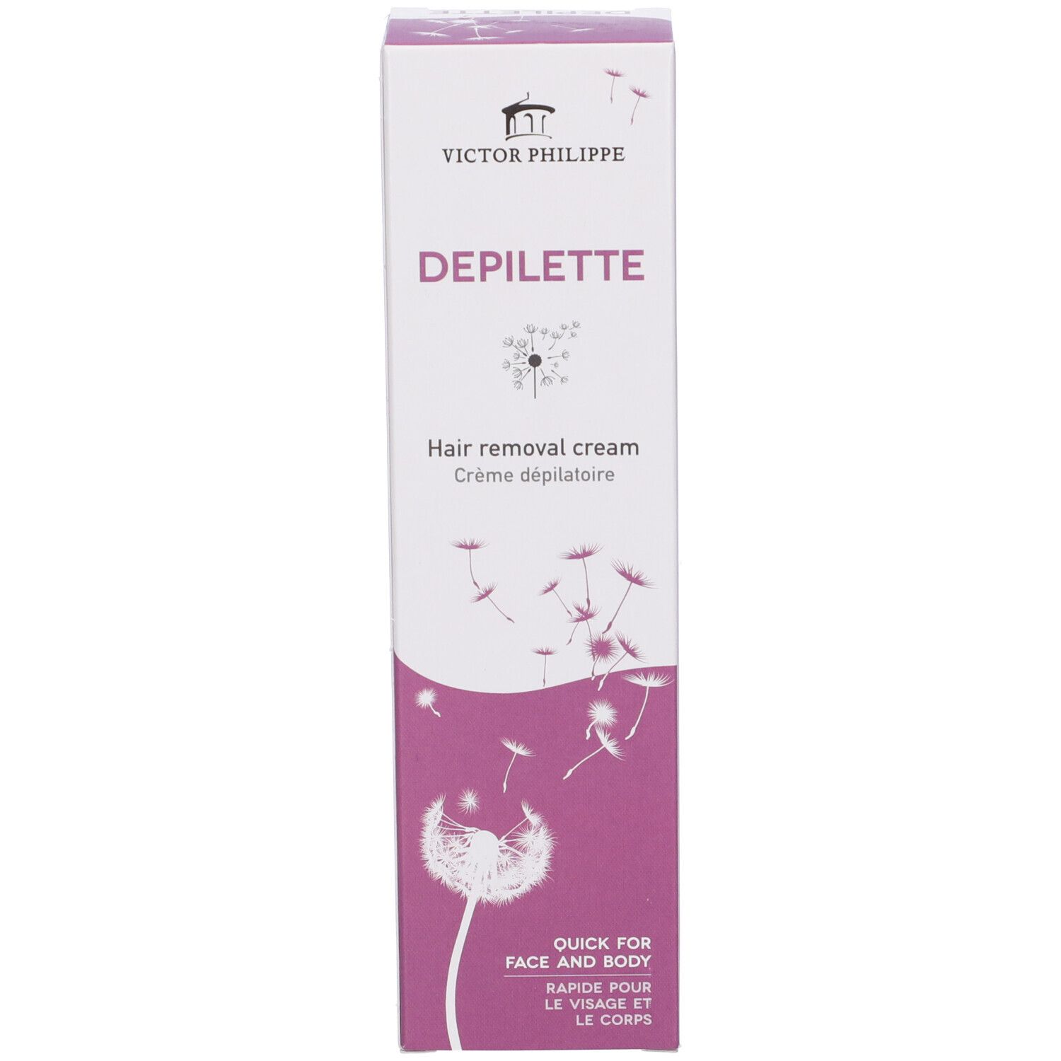 Confezione con "Depilette" e "Victor Philippe". Depilazione rapida viso e corpo.