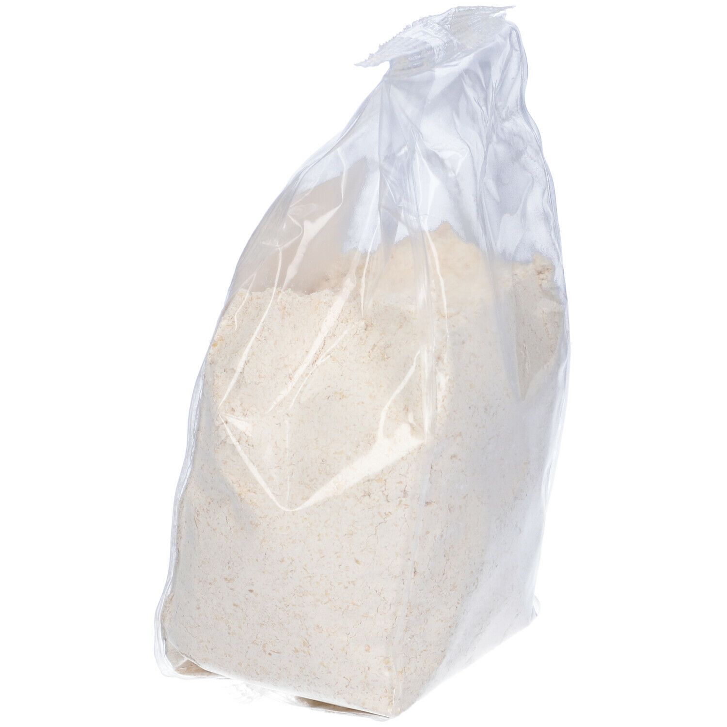 Confezione trasparente di Fior di Loto Farina Integrale di Avena Biologica. Informazioni sul prodotto. 500g.