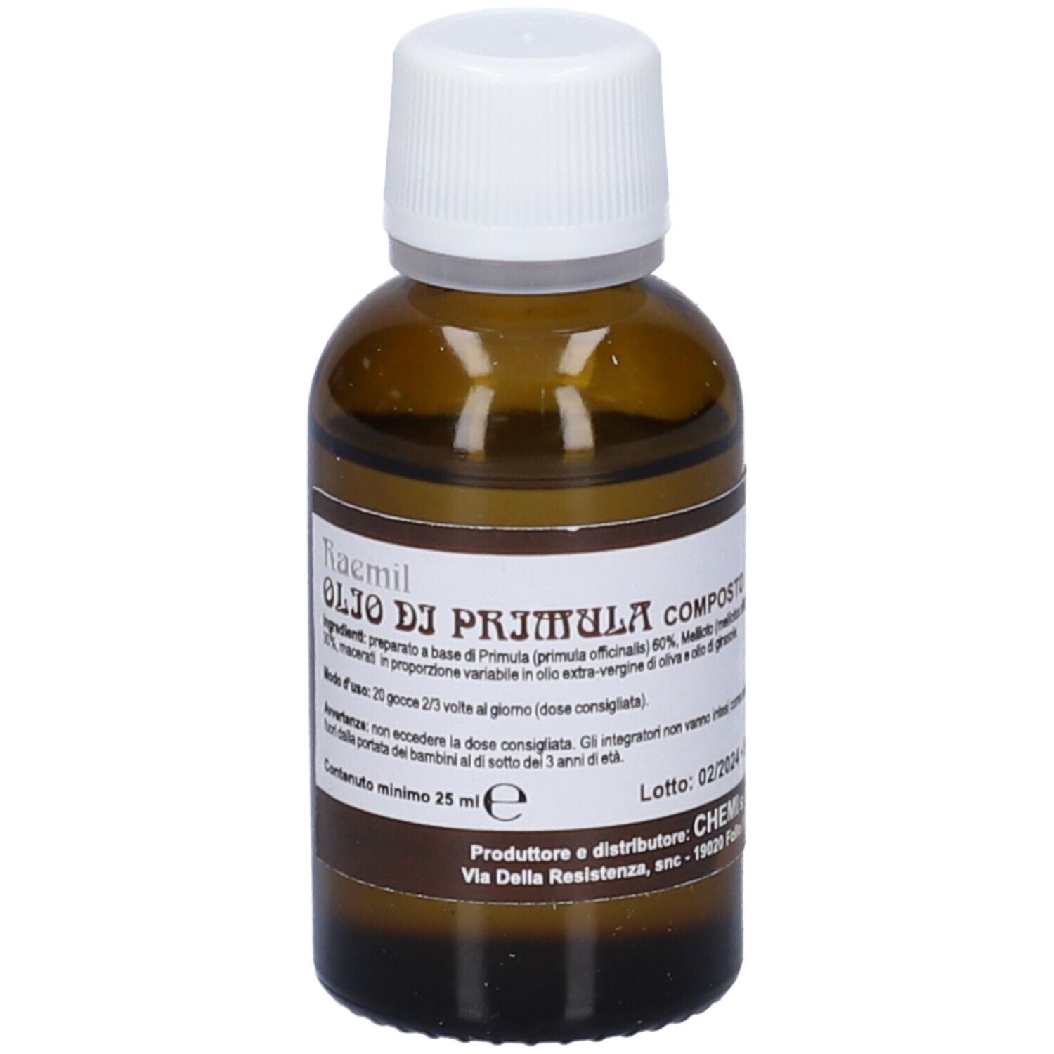 Raemil Primula Olio 25 Ml