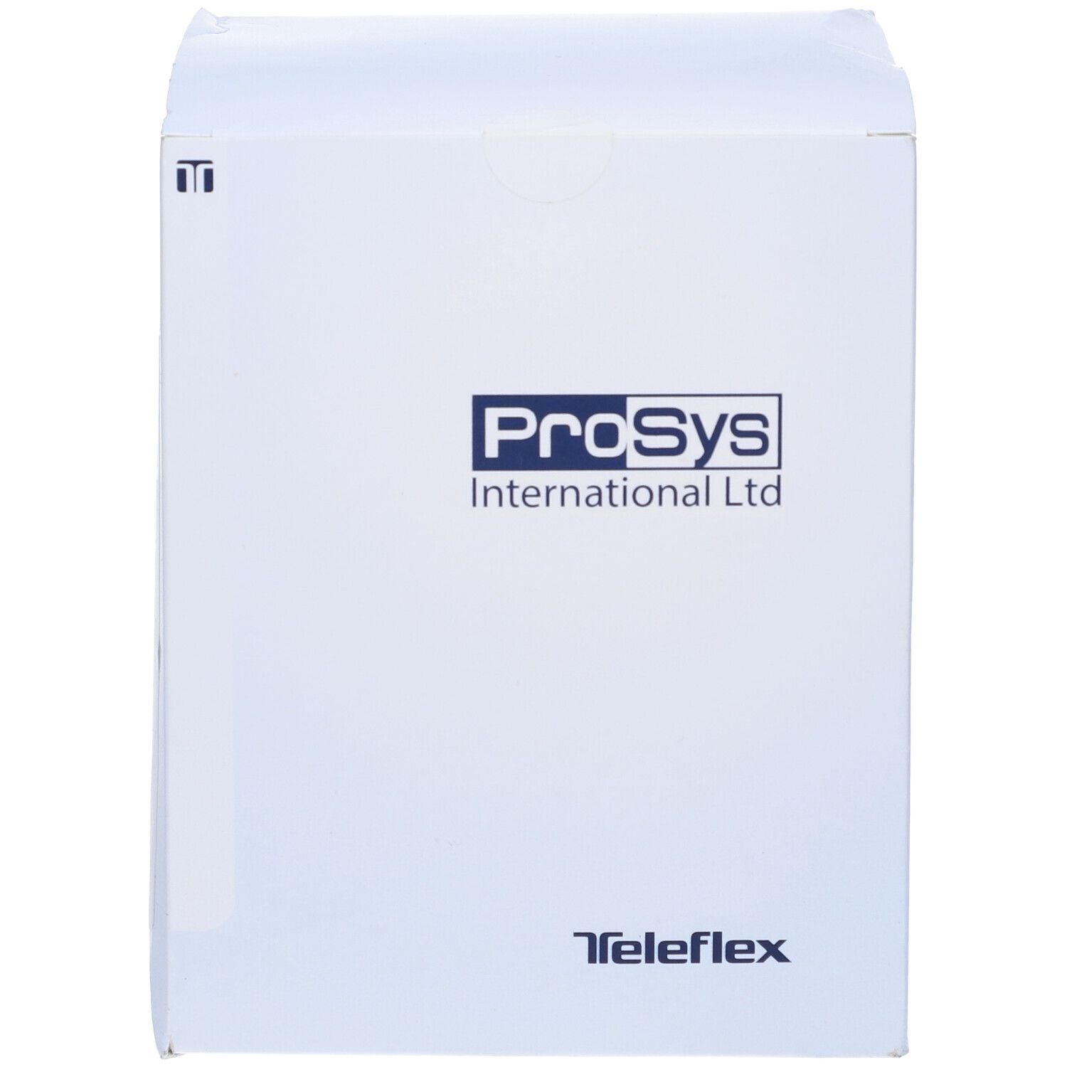 Weiße Box mit ProSys und Teleflex Logo. Enthält medizinische Produkte.
