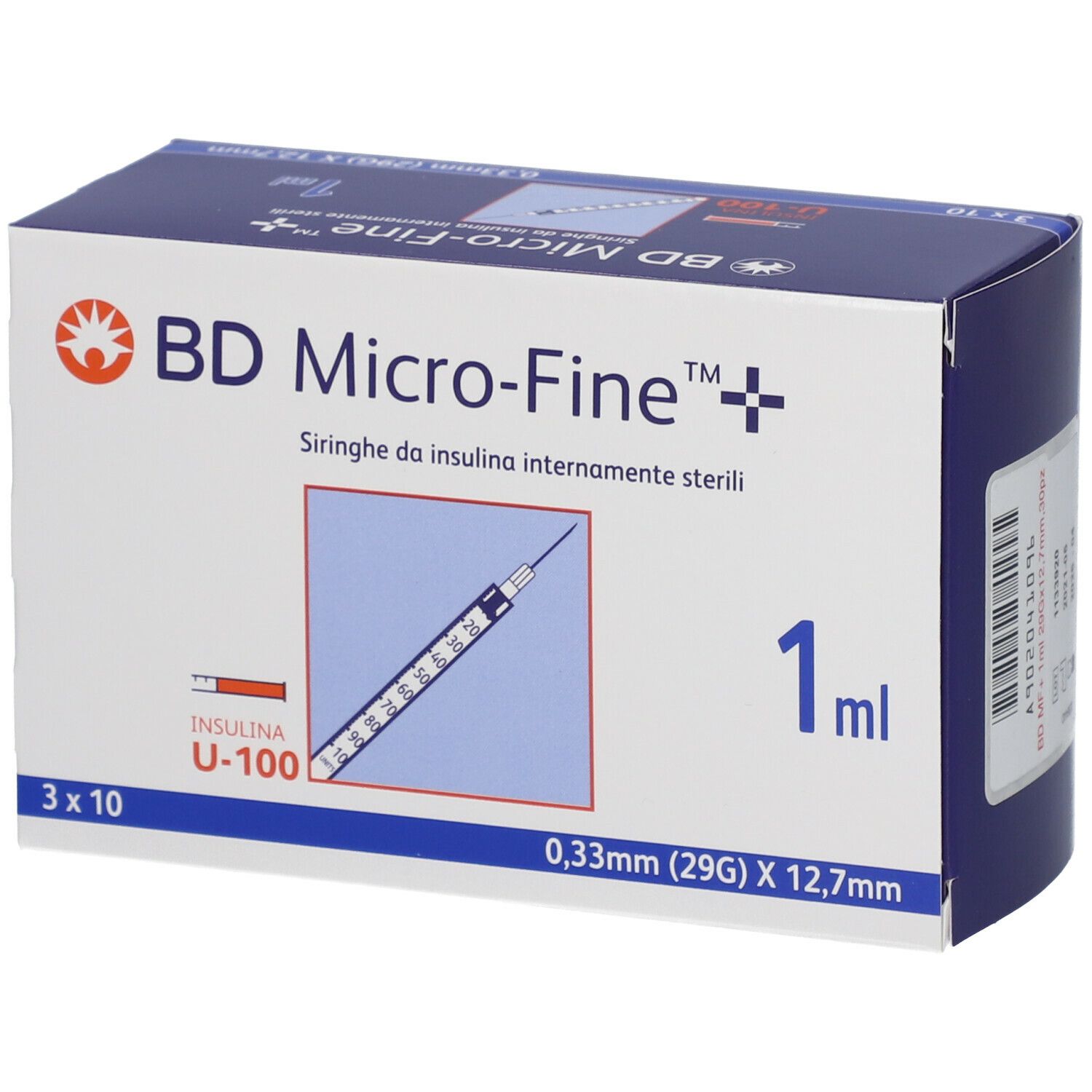 Image of BD Micro-Fine™ + Siringhe da insulina