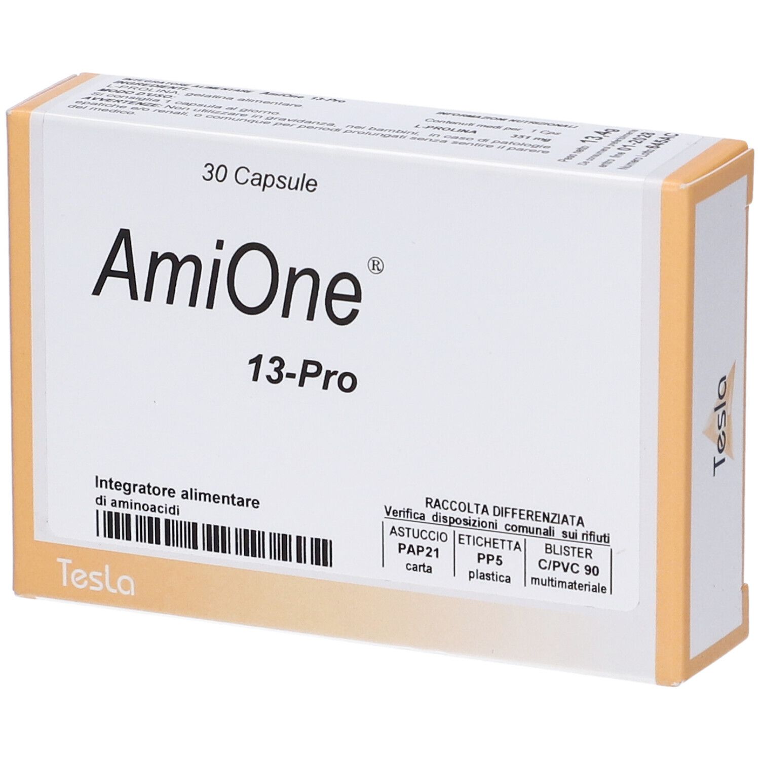 Tesla Amione 13 Prolina in Capsule