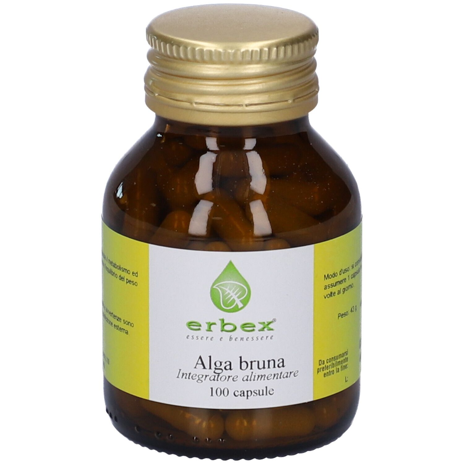 Erbex Alga Bruna Capsule 43 G Bambino