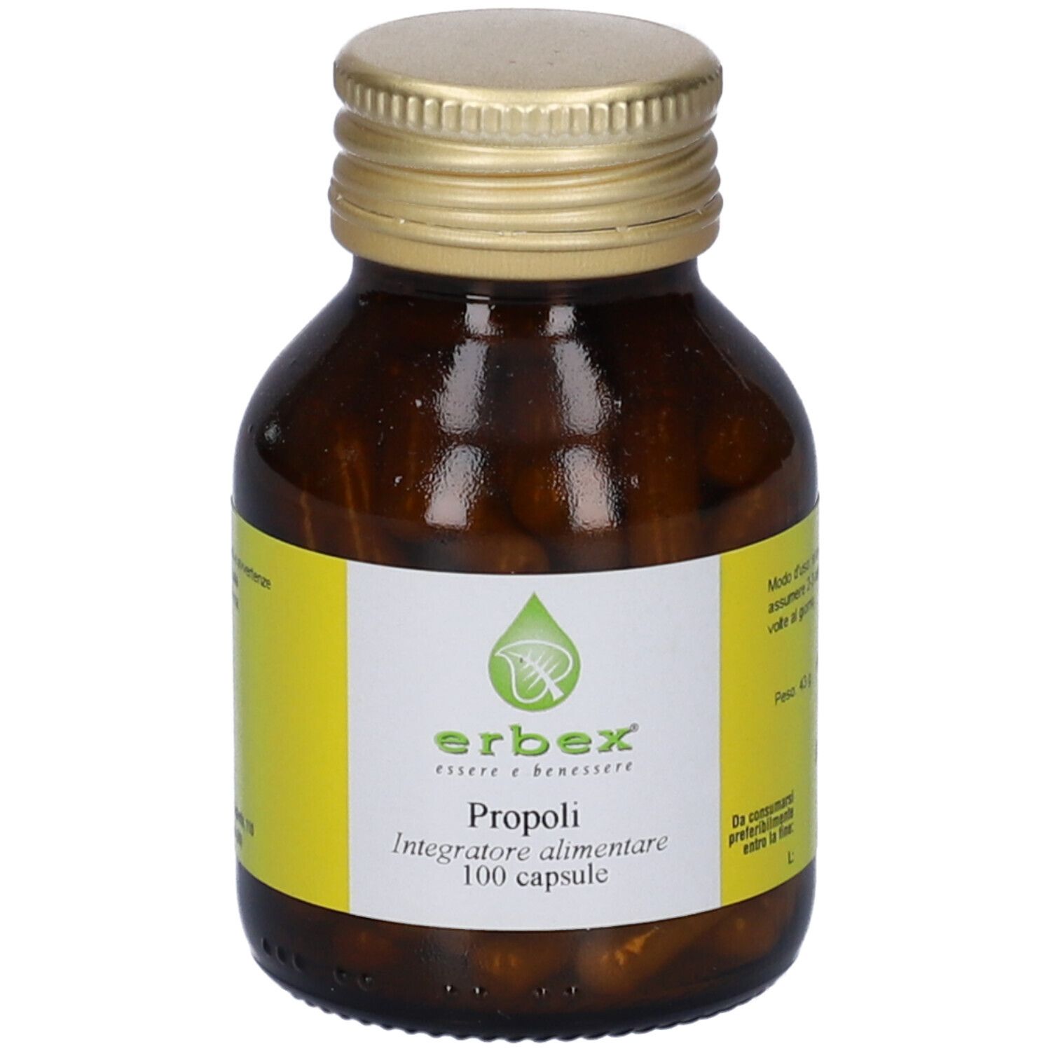 Erbex Propoli Per Sistema Immunitario 100 Capsule Da 430 Mg - Immagine 6