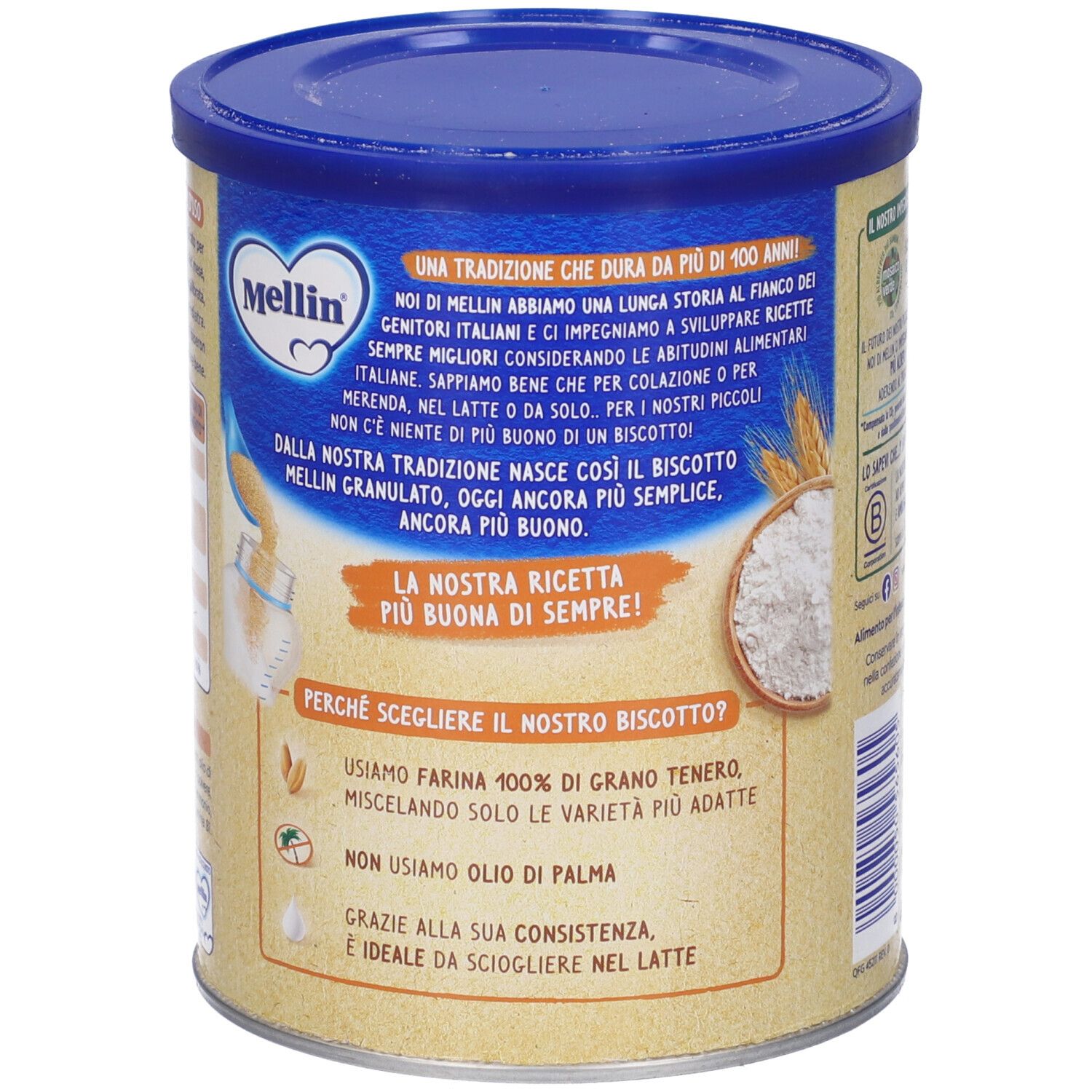 Mellin Keks Granulat 400 G Neue Verpackung Mellin