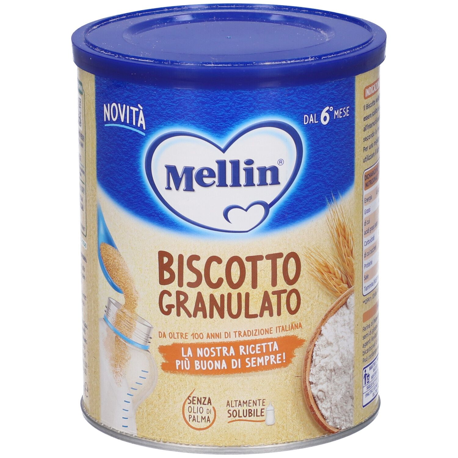 Mellin Keks Granulat 400 G Neue Verpackung Mellin