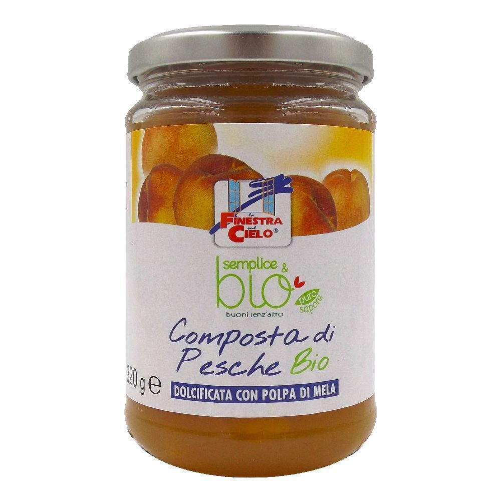 Composta Di Pesche Bio Con Polpa Di Mela 320 G
