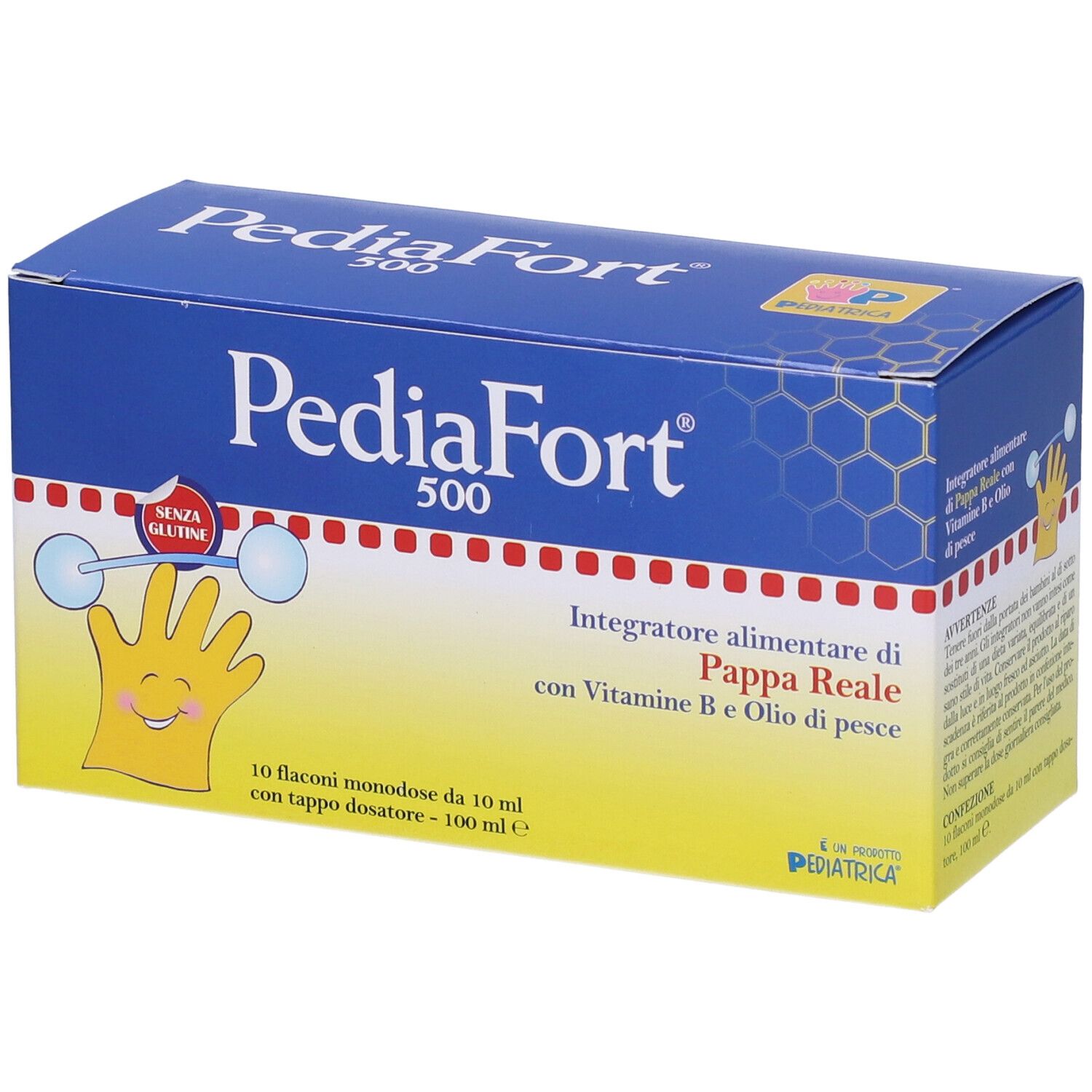 Pediafort 500 - Integratore Per Bambini Multivitaminico 10 Flaconcini - Immagine 8