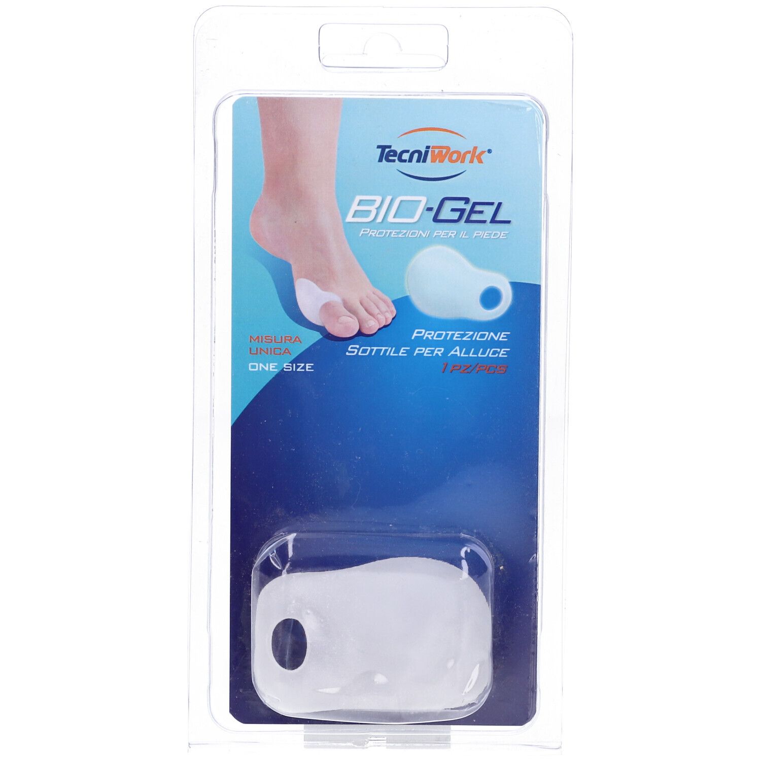 Tecniwork Biogel Protezione Sottile per Alluce Valgo Misura Unica