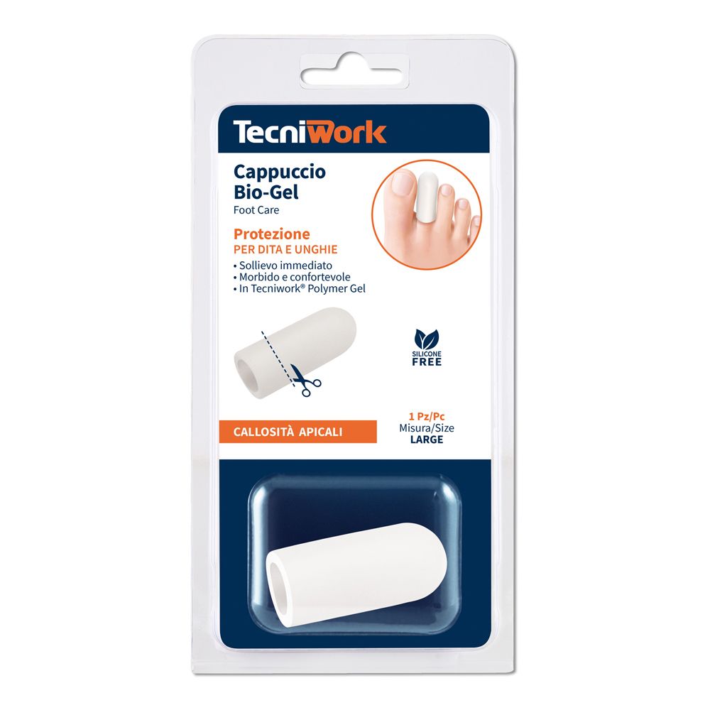 Tecniwork Biogel Cappuccio Protezione Dita e Unghie Misura L