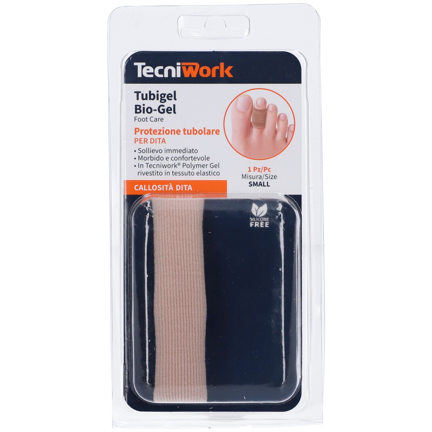Tecniwork Biogel Tubigel Protezione Tubolare per Dita Misura S