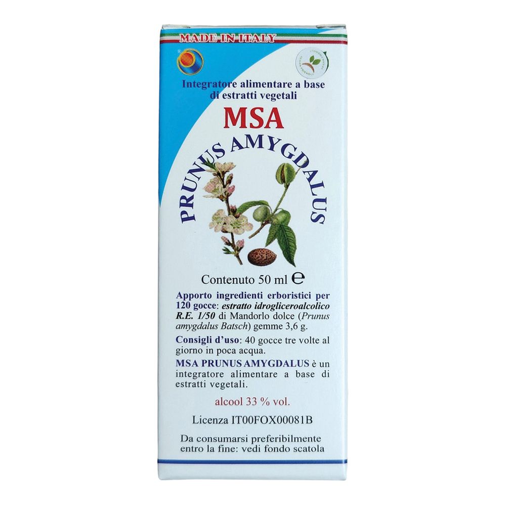 Herboplanet Msa Prunus Amygdalus Gocce 50 Ml Orali Bambino