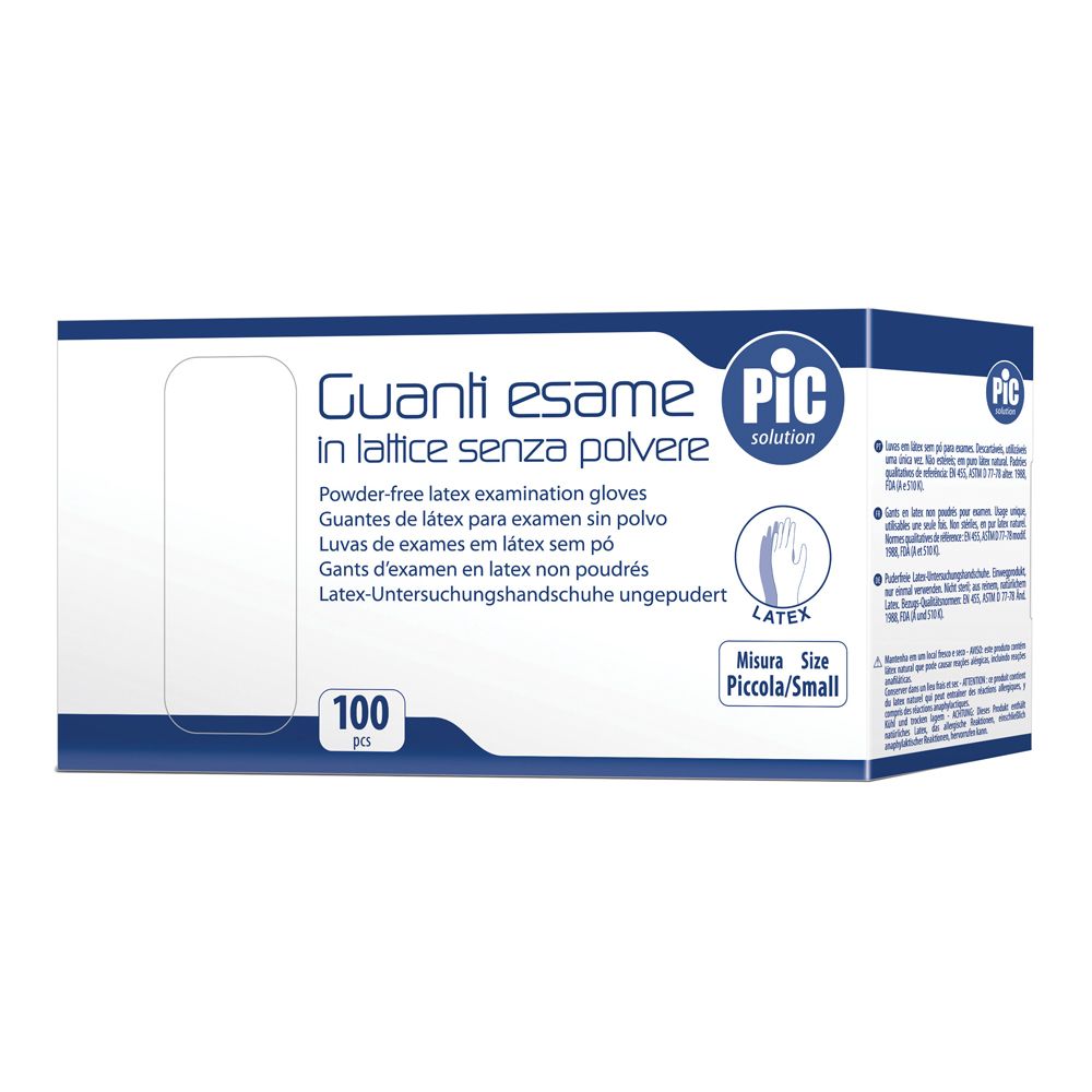PIC Guanti Esame in Lattice Senza Polvere Taglia Grande