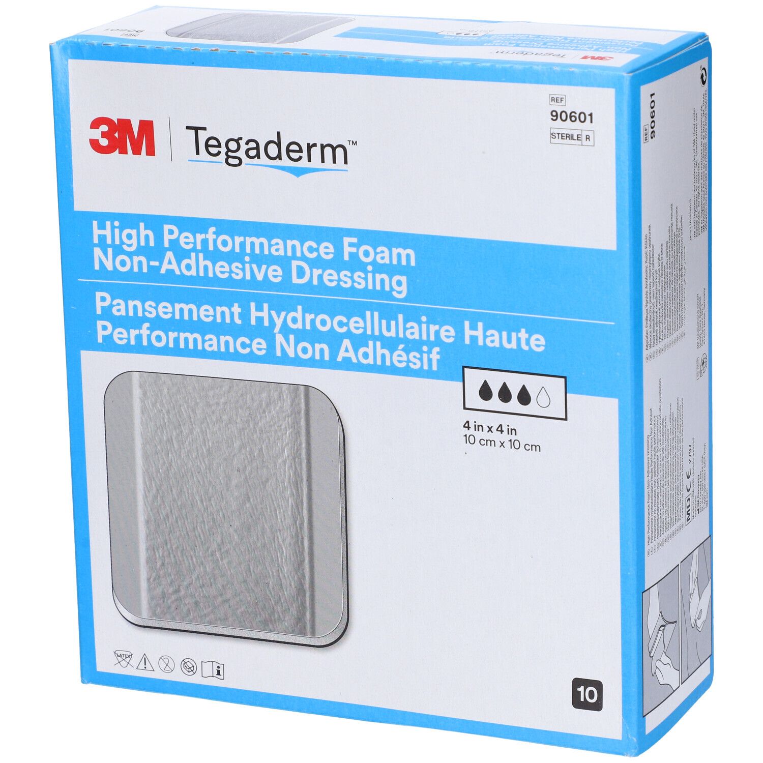 Tegaderm Foam Medicazione In Schiuma Non Adesiva Cm10X10