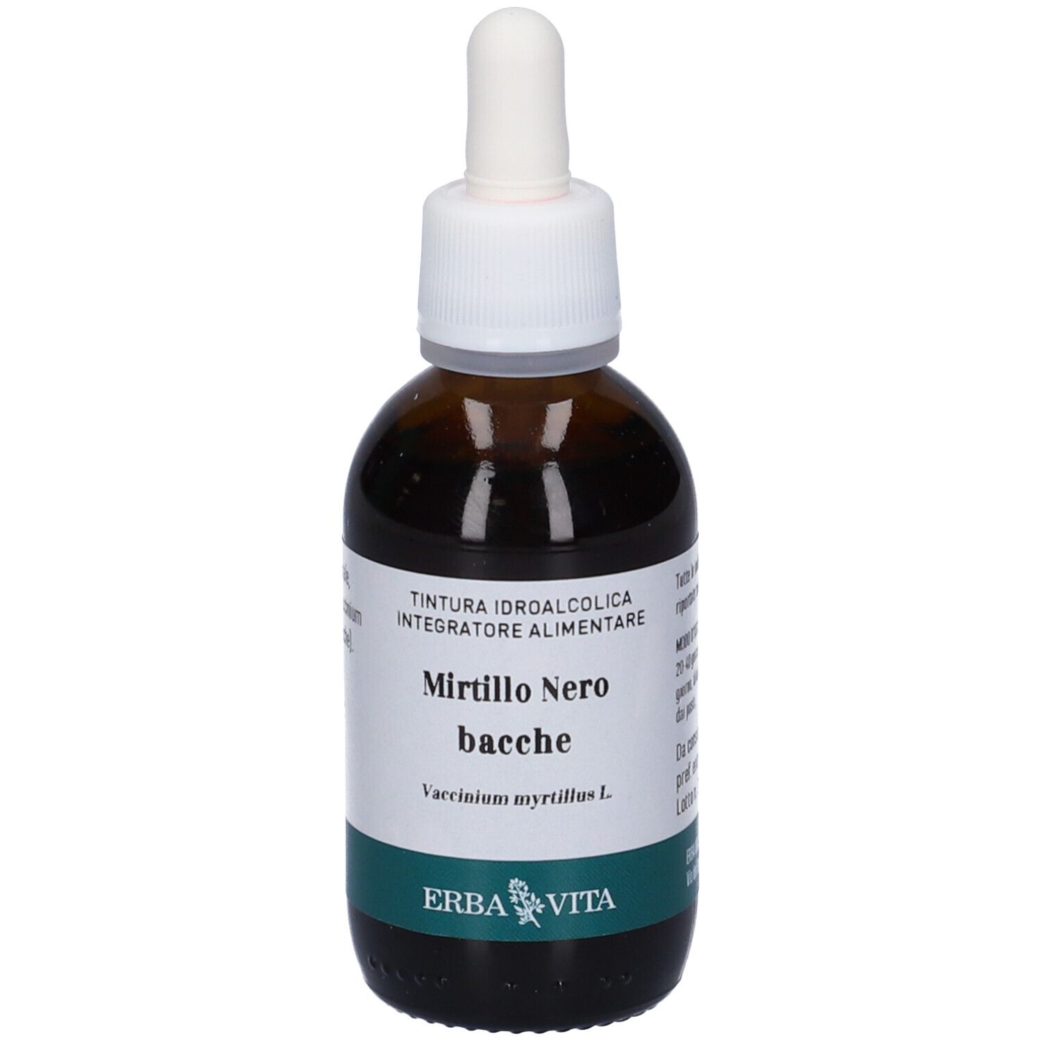 Erba Vita Mirtillo Nero Bacche Tintura Idroalcolica Gocce 50 Ml Soluzione Orale Bambino