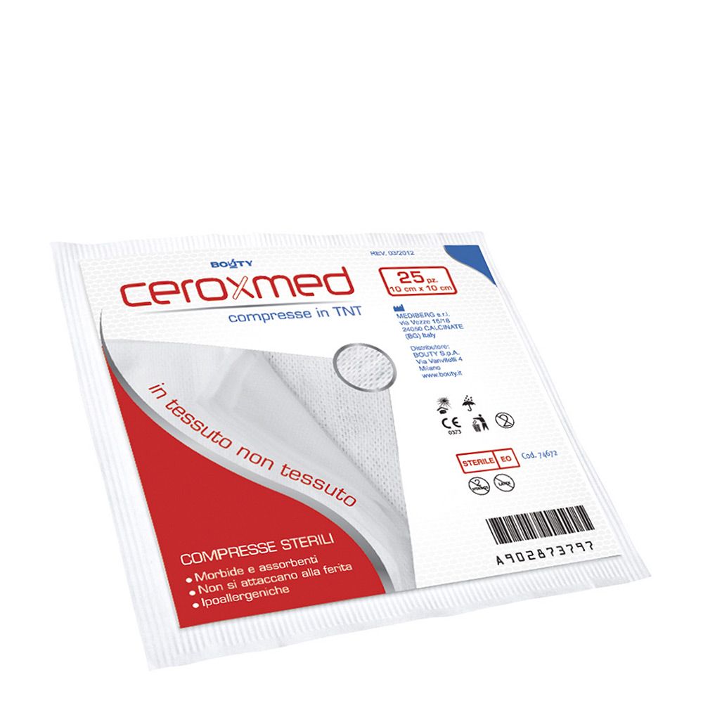 CEROXMED Compresse Garza TNT Cm 10 x Cm 10