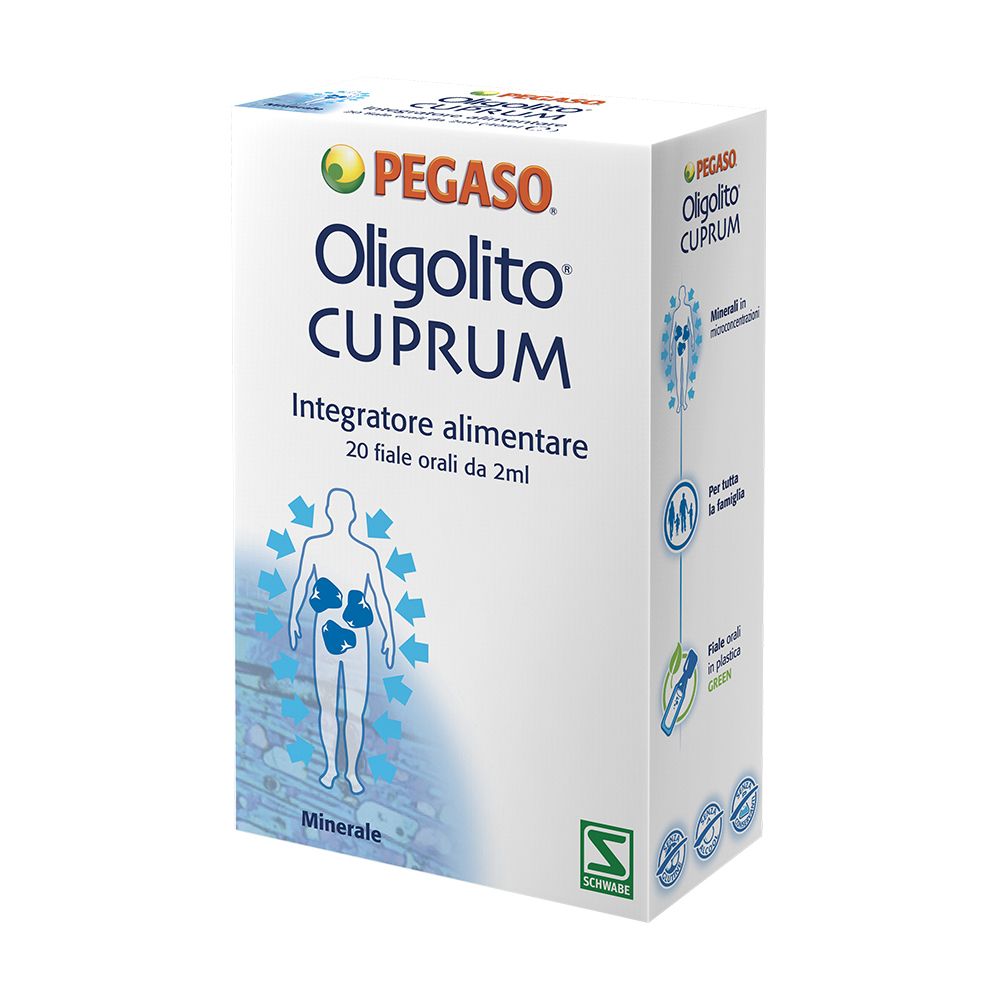 Schwabe Pharma Italia Oligolito Cuprum 20 Fiale 2 Ml 20X2 Ml Bambino