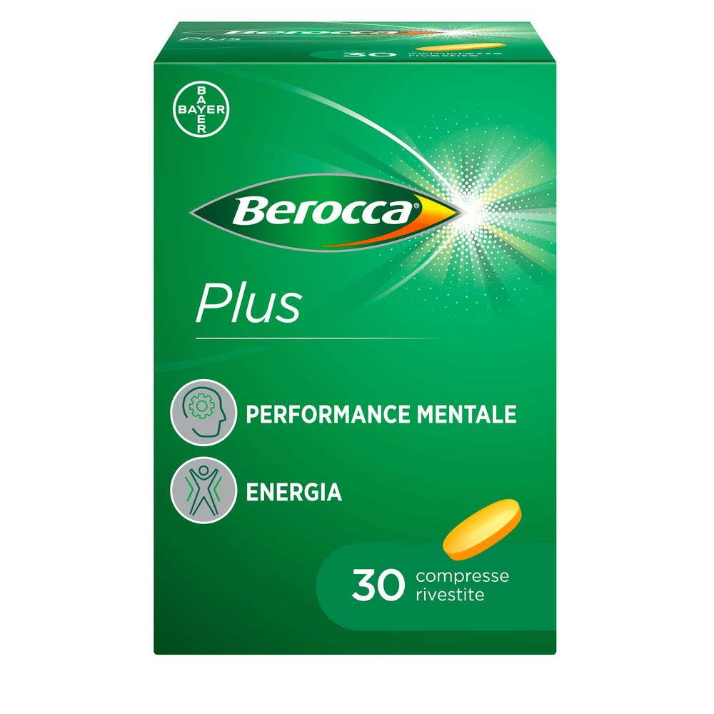 Berocca Plus Integratore Vitamine Minerali per Energia e Concentrazione Compresse