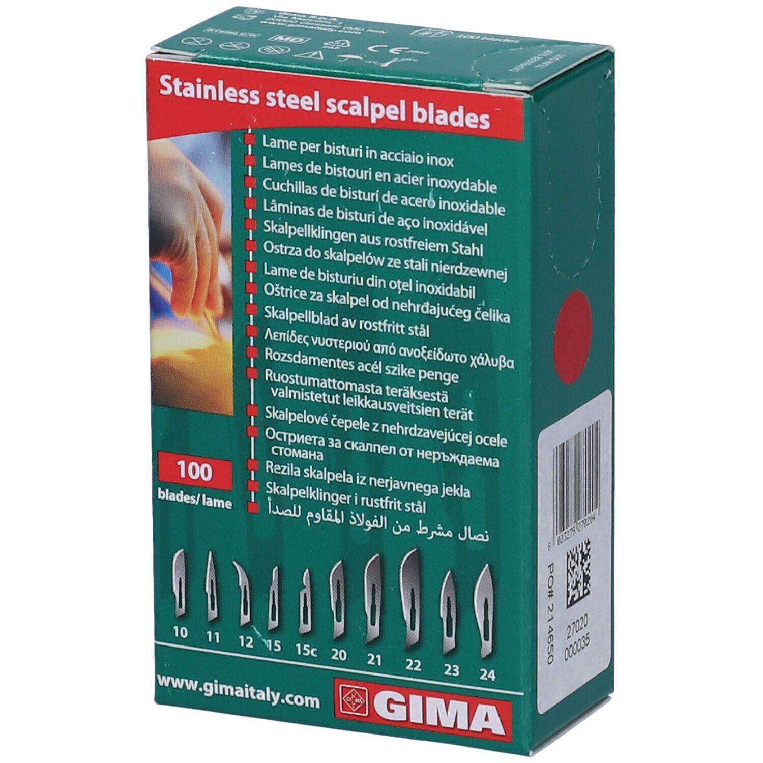 GIMA Lame Gima Inox N. 10 Sterili