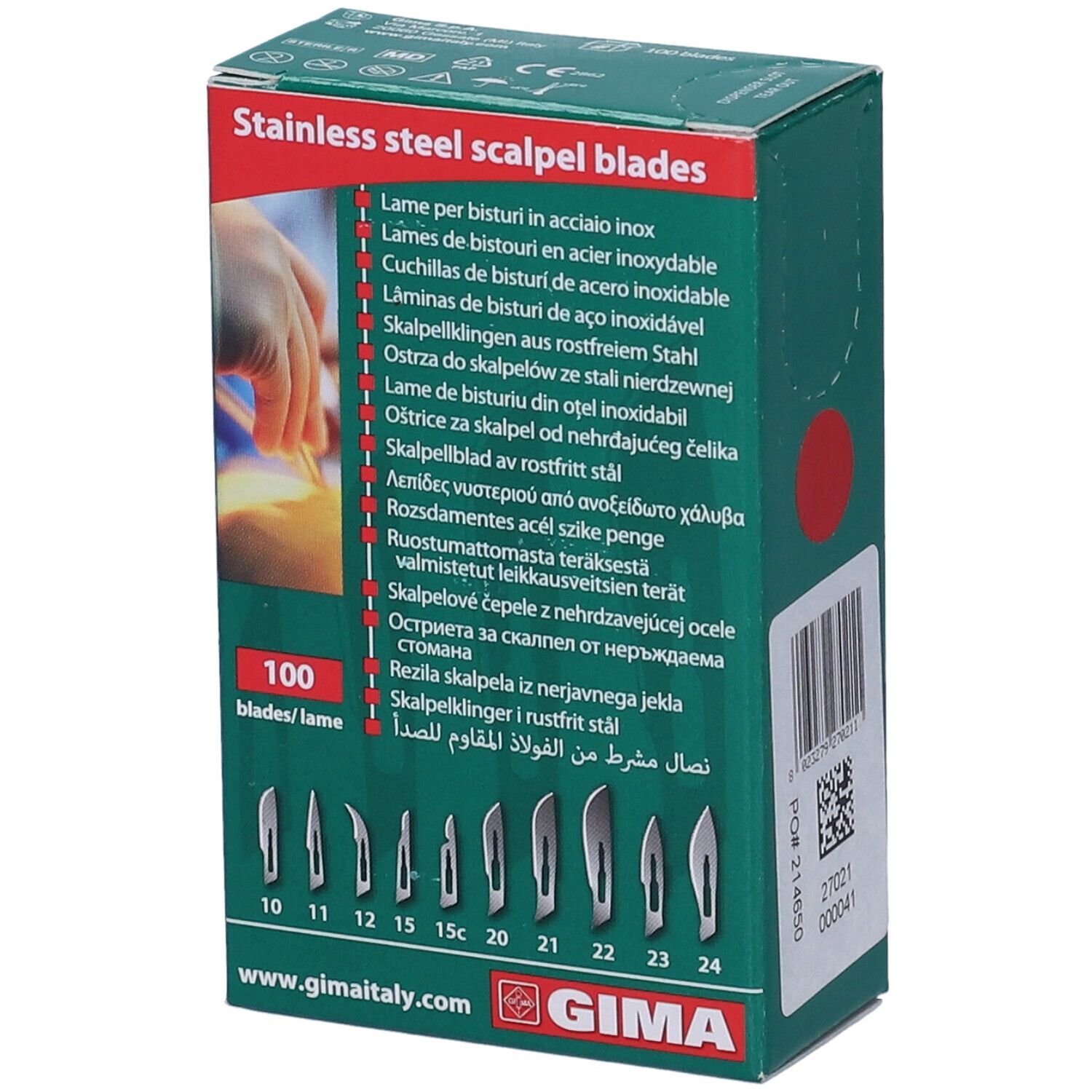 GIMA Lame Gima Inox N. 11 Sterili