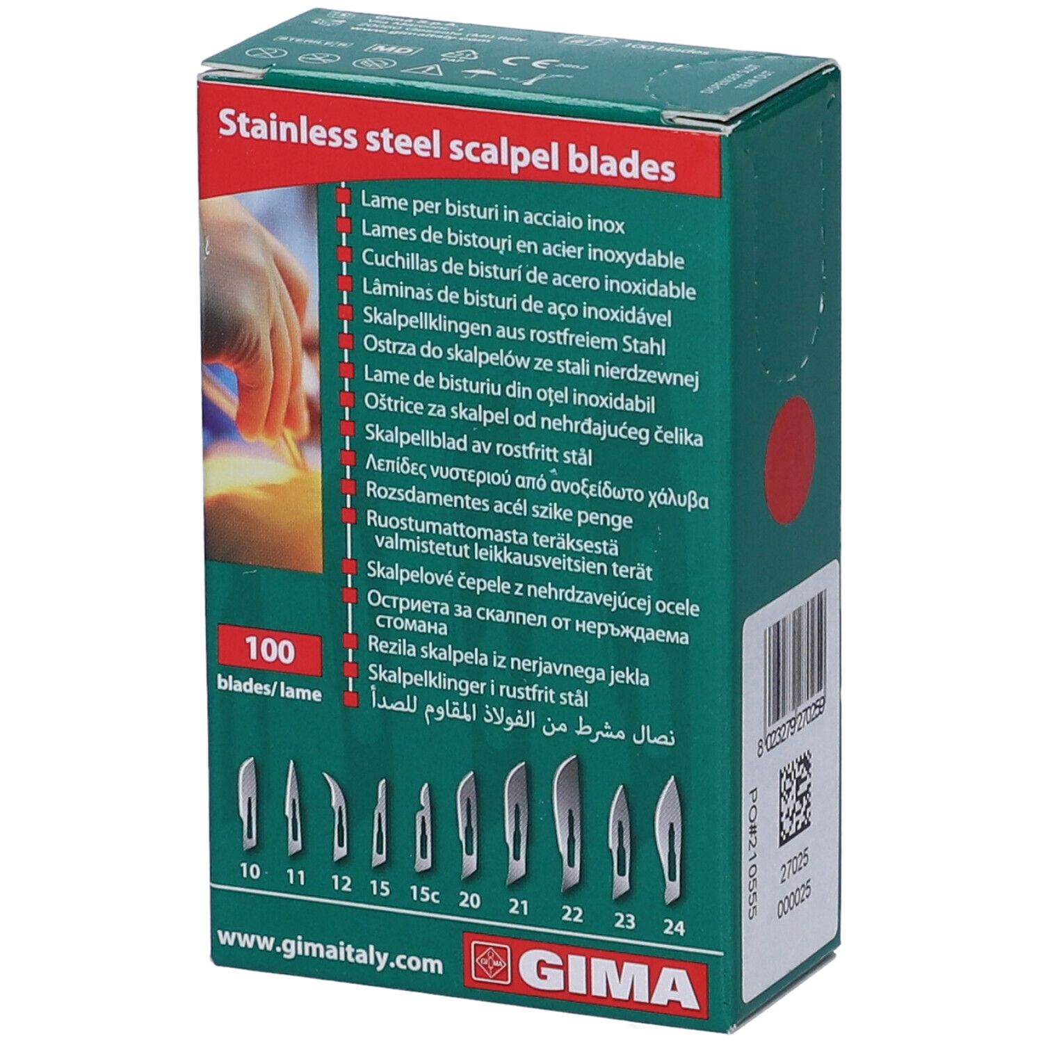 GIMA Lame Gima Inox N. 21 Sterili