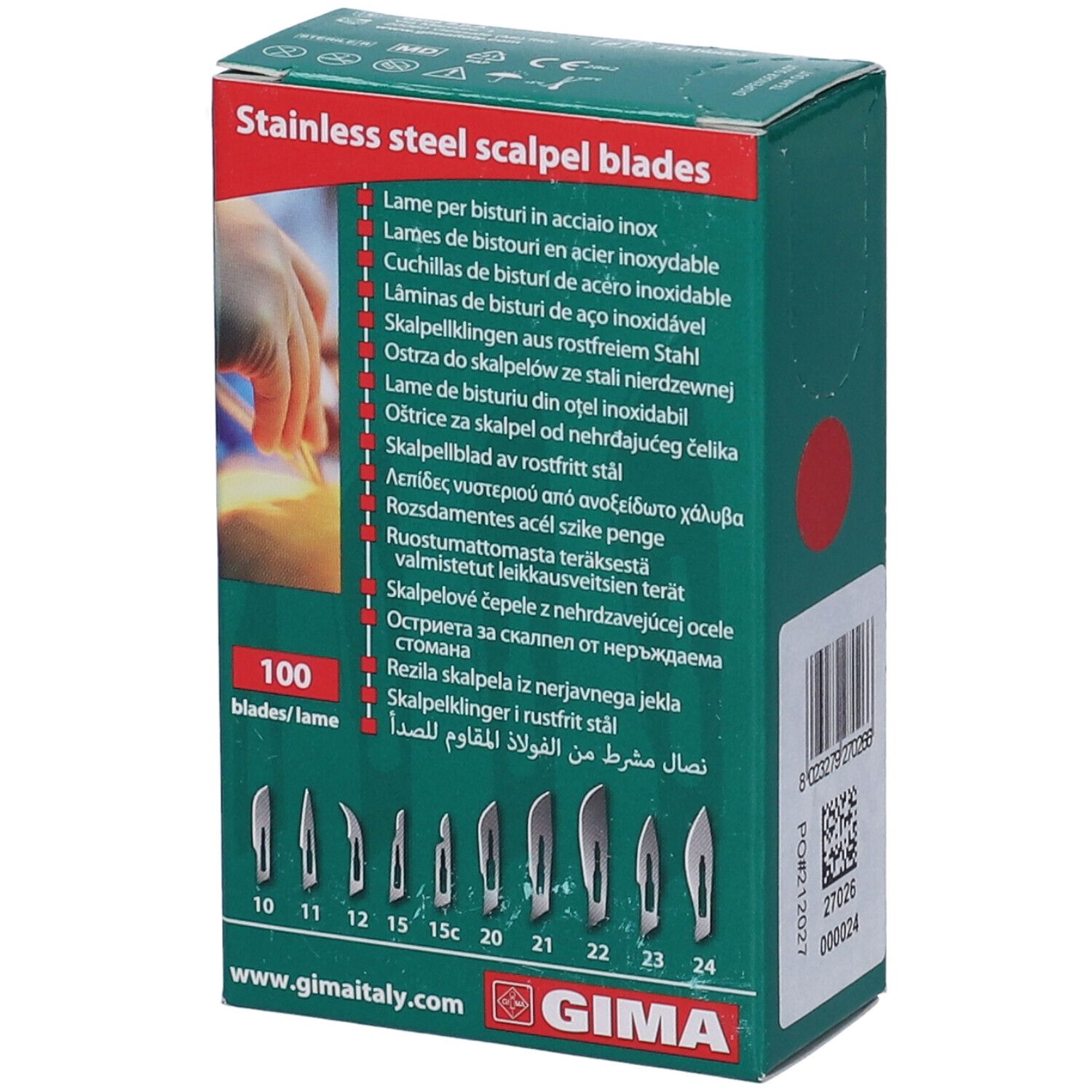 GIMA Lame Gima Inox N. 22 Sterili