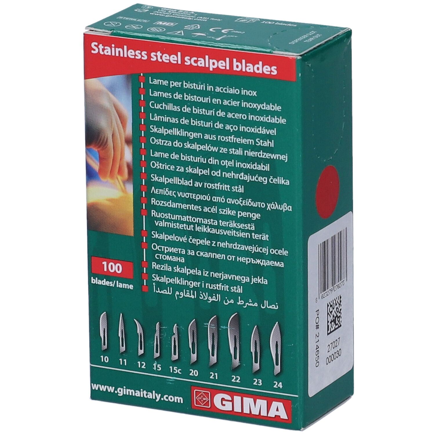 GIMA Lame Gima Inox N. 23 Sterili