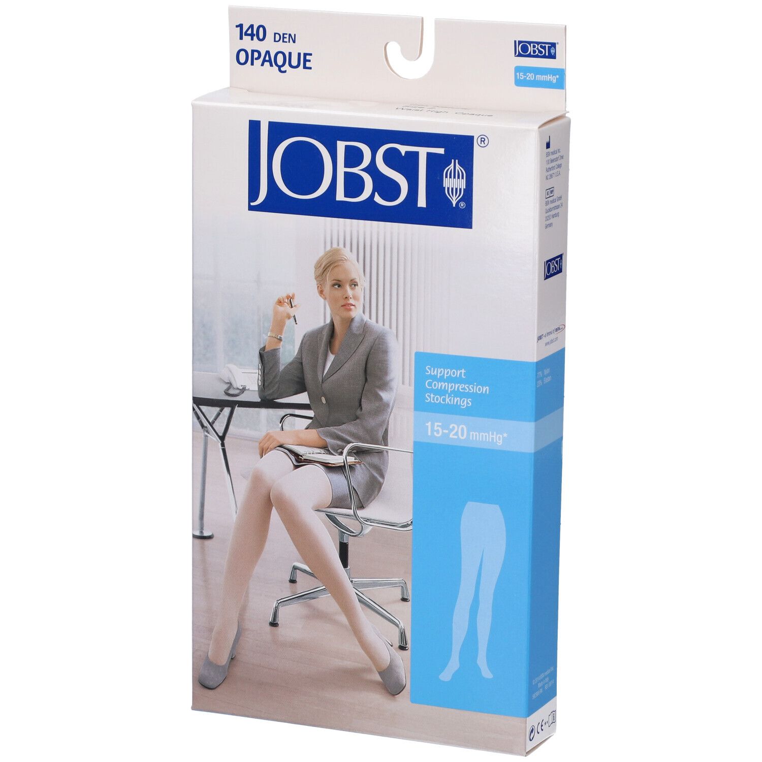 Jobst Collant Compressivo 15-20 MMHG 140 DEN Opaque Misura 2 (Tg. 44/46)