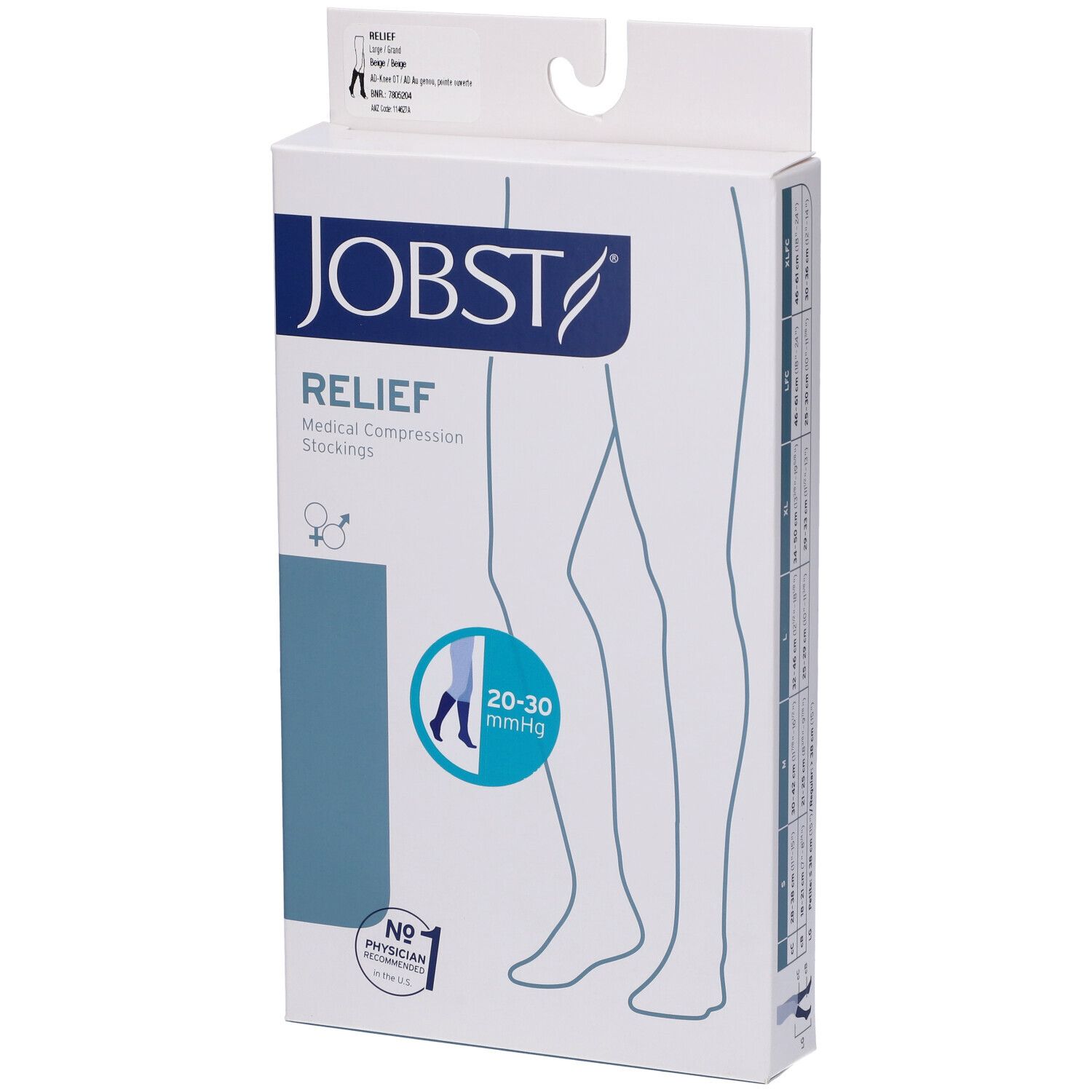 Jobst Gambaletto 20-30mmHg Beige Taglia L