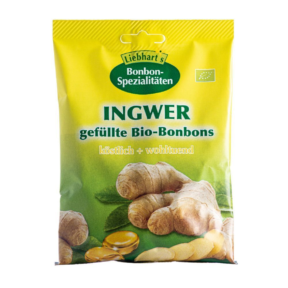 Bonbons Zenzero Bio 100 G 18 Caramelle Ripiene