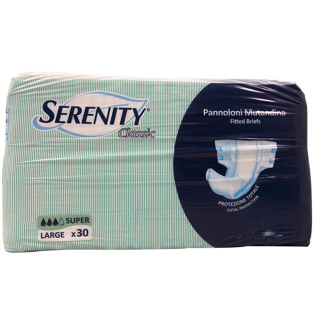 Serenity® Classic Pannoloni Mutandina Super Taglia L 30 pz Pannolini