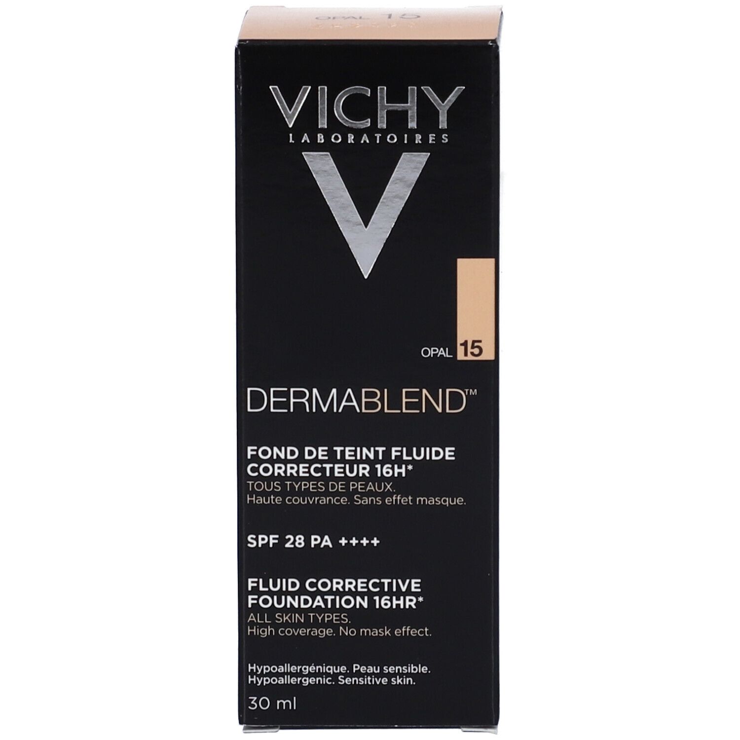 Vichy Dermablend Make-up 15 Opal. Confezione.