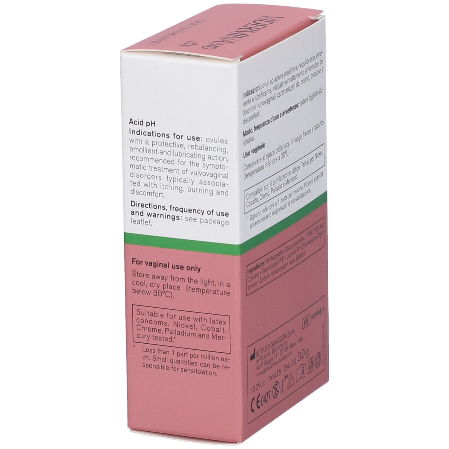 Schachtel für Vidermina MD clx Vaginalovula.