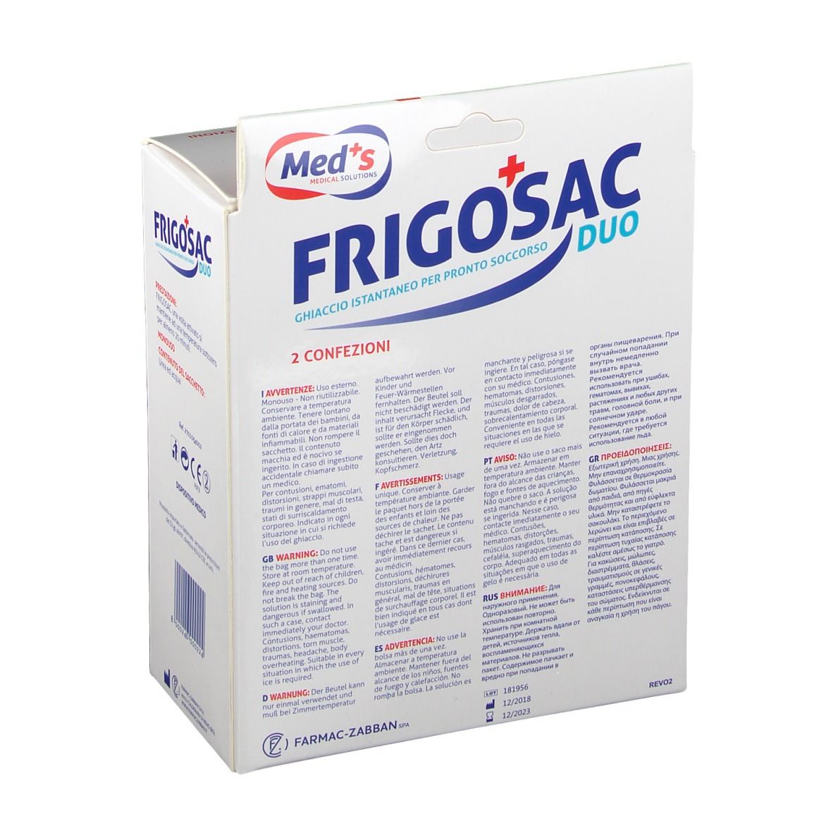 Frigosac Duo Kältekompressen, 2 Stück.