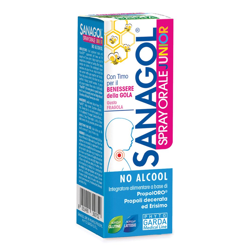 Sanagol Spray Junior Propoli Fragola