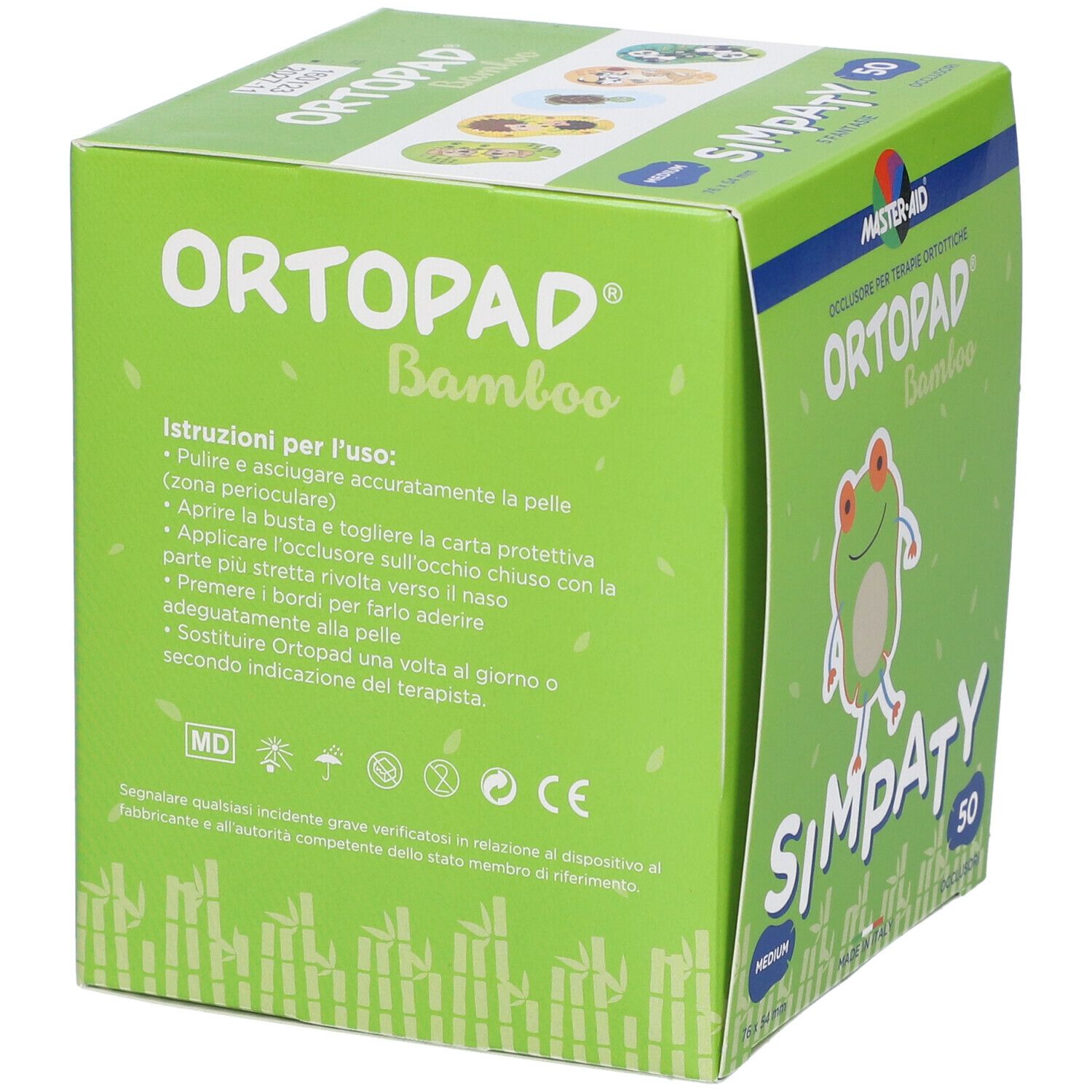 Master Aid Ortopad Simpaty Cerotto Oculare Formato Medium