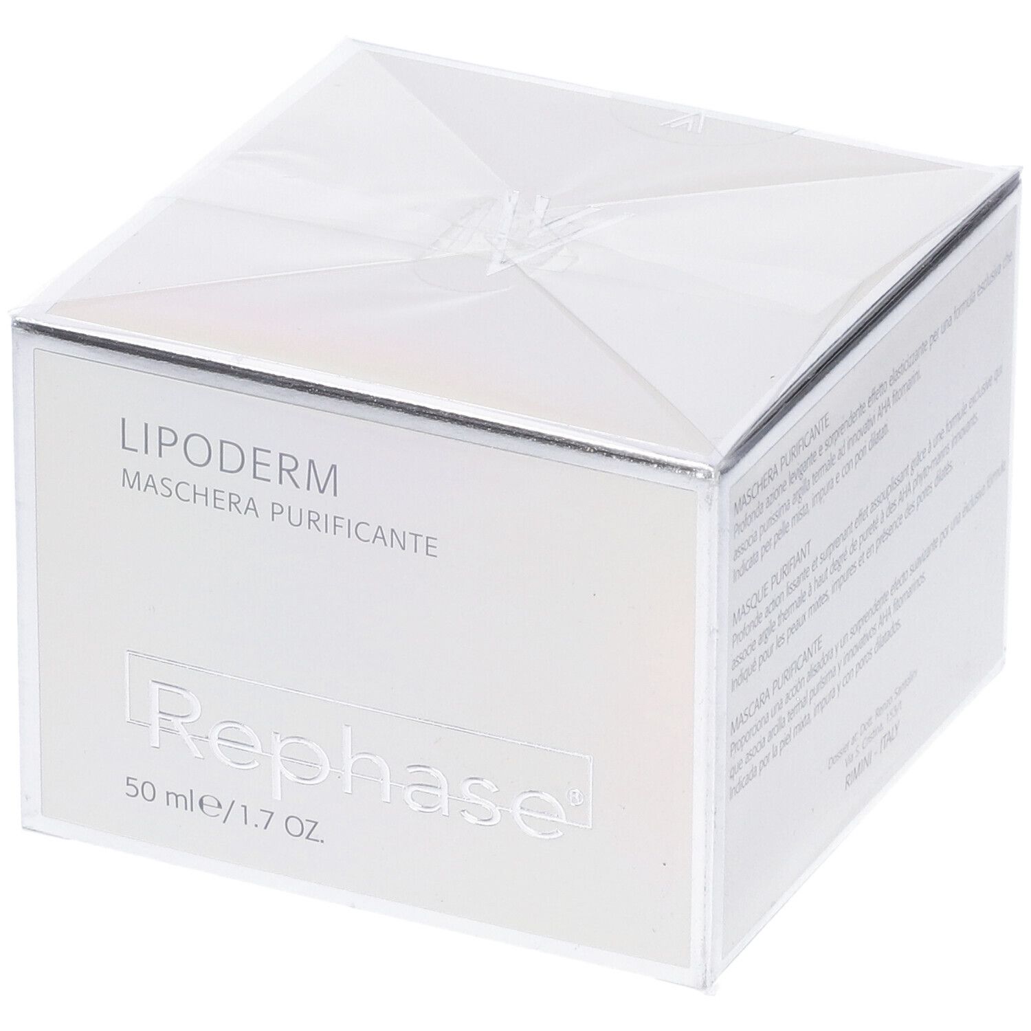 Rephase Lipoderm Maschera Purificante Con Aha Fitomarini E Argilla Verde
