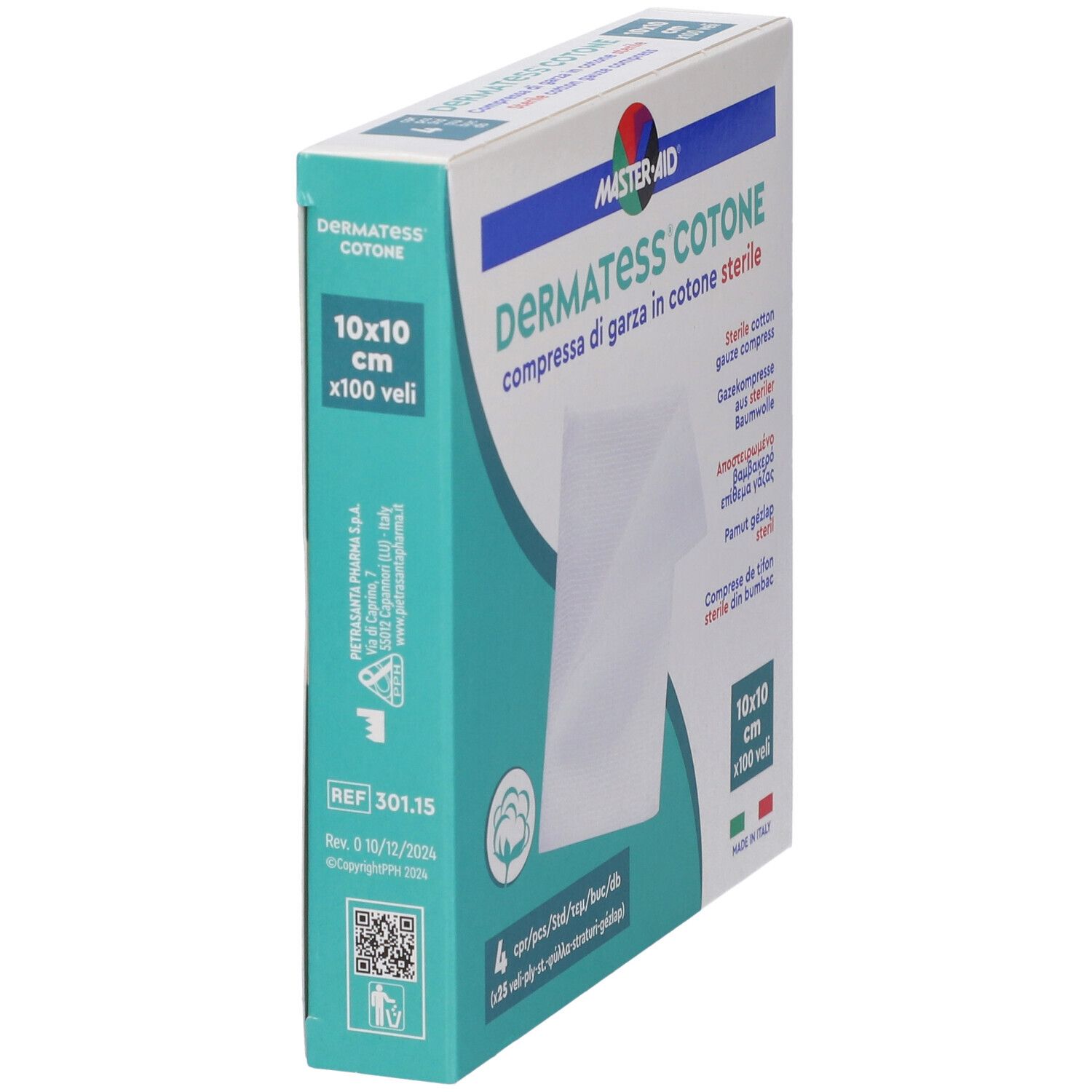 Pietrasanta Pharma Spa Dermatess Cot Garza 10X10 100P - Immagine 9
