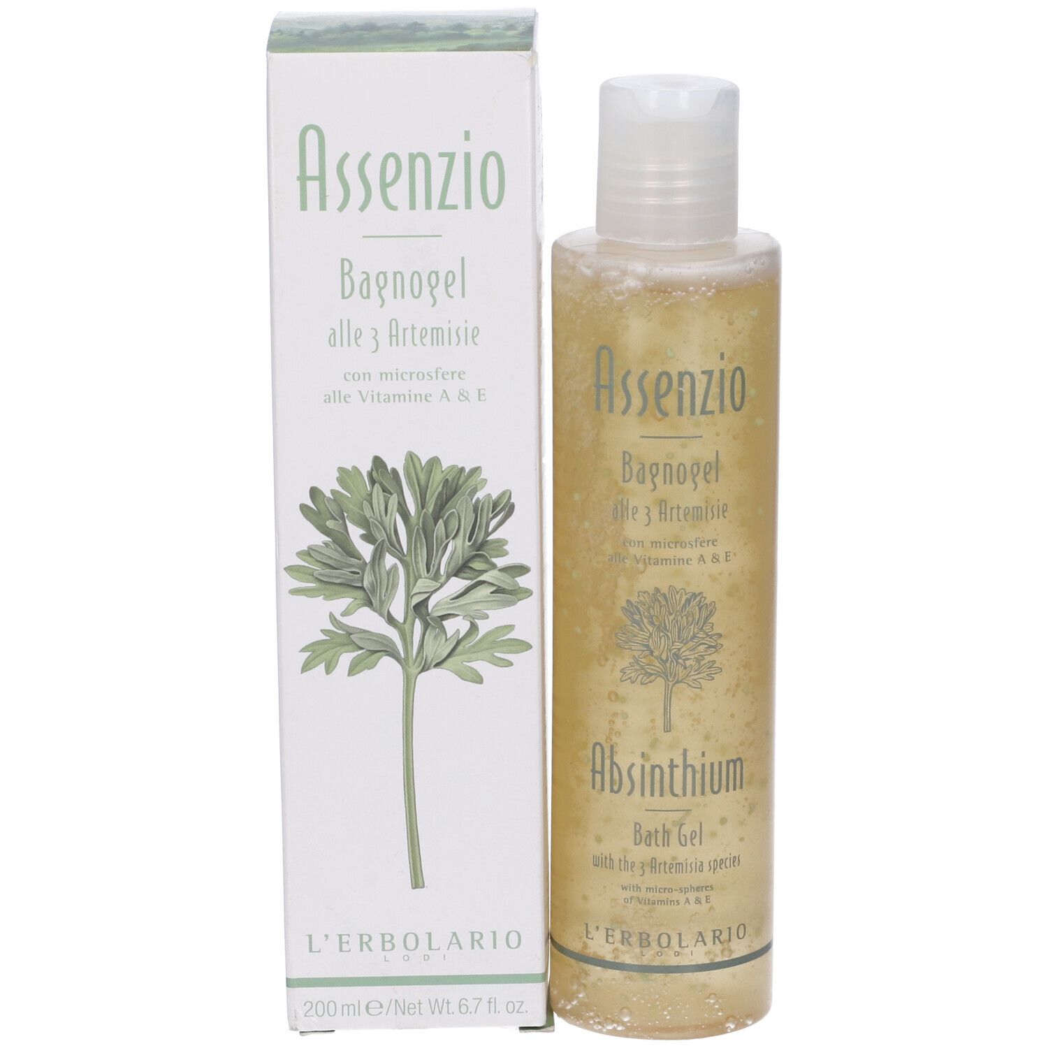 L'Erbolario ASSENZIO - ABSINTH Bad & Duschgel