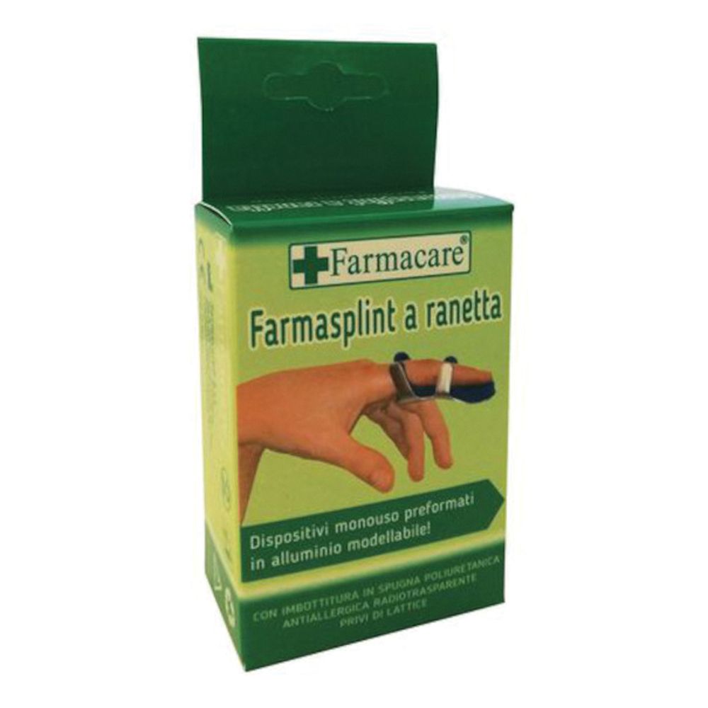 Stecca Per Frattura Dita A Ranetta Farmasplint Misura Grande In Alluminio Modellabile Con Imbottitura In Spugna Poliuretanica Antiallergica Radiotrasparente 10 Cm 1 Pezzo