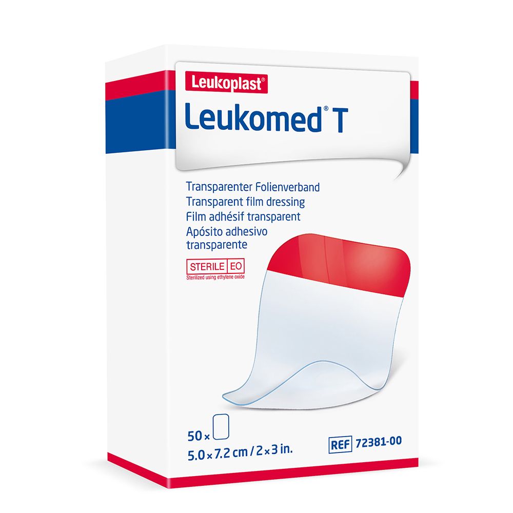 Leukomed T Medicazione Adesiva Trasparente 5x7,2Cm