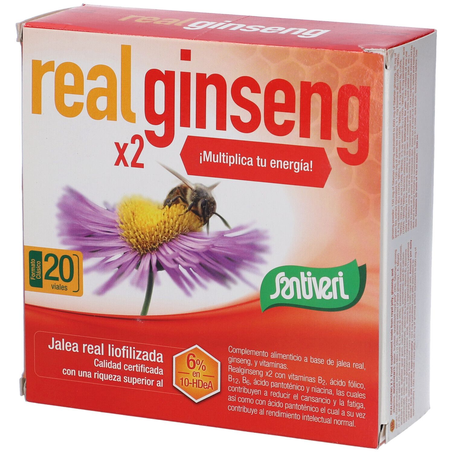 Real Ginseng X2 20 Fiale 10 Ml