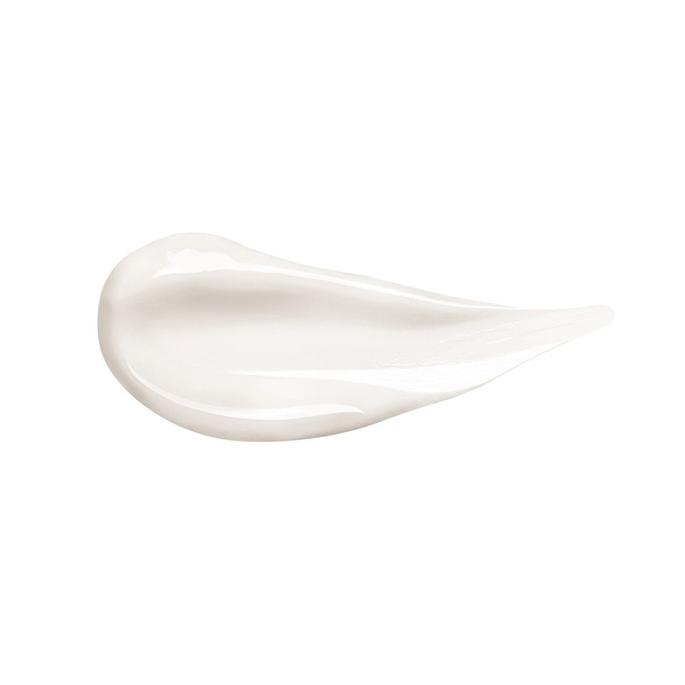 Éclaboussure de crème blanche. En forme de goutte, lisse.
