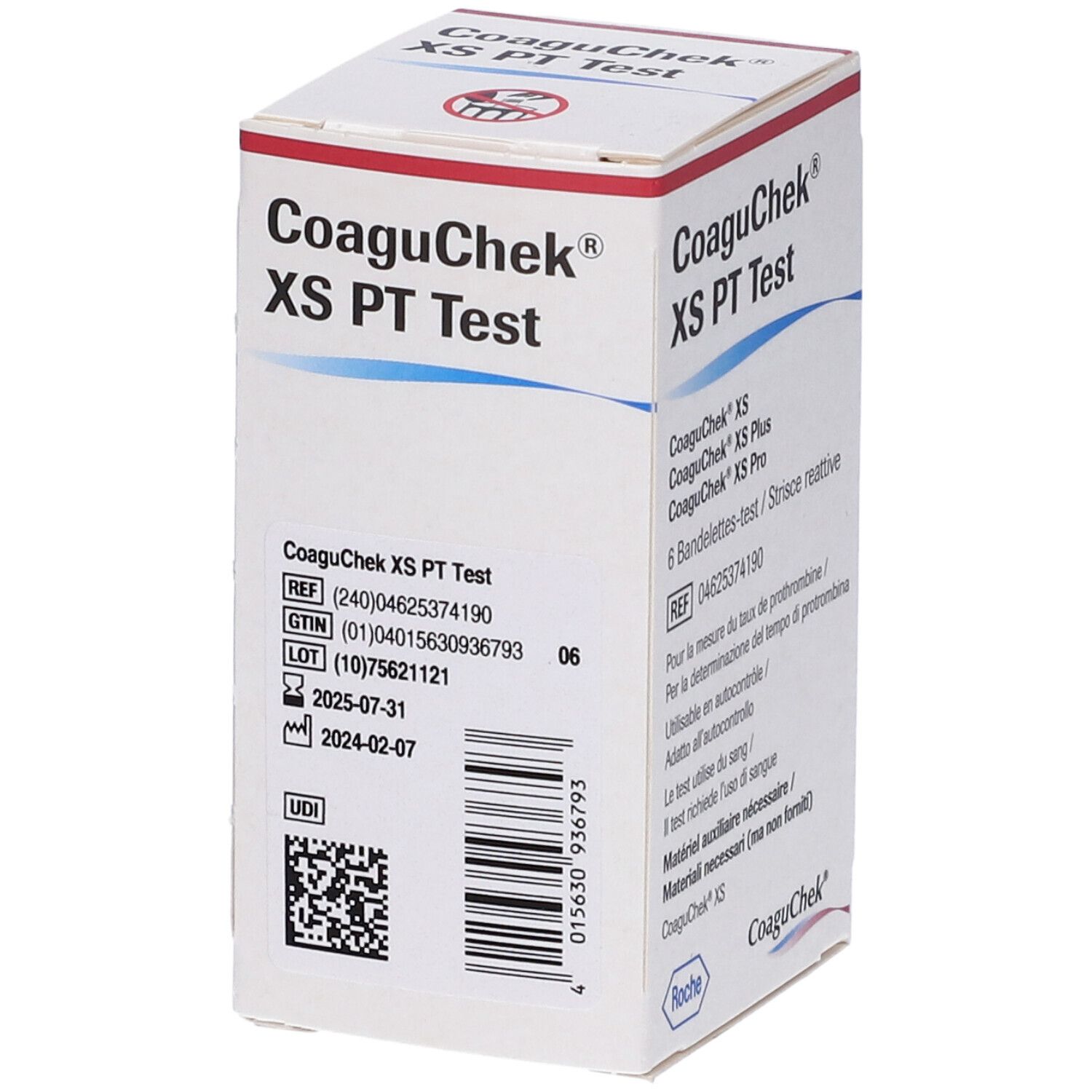 Coaguchek Strisce Reattive Per Xs Pt Test 6 Pezzi Pz Reattive