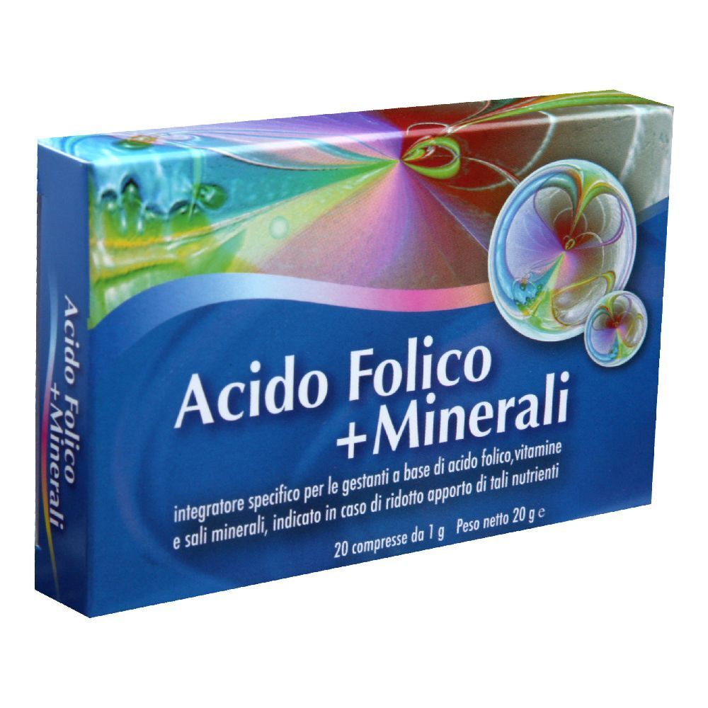 Acido Folico + Minerali 20 Capsule